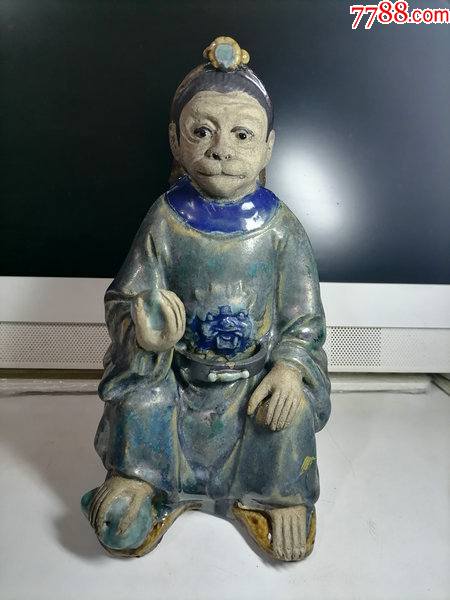 民国石湾窑孙悟空像