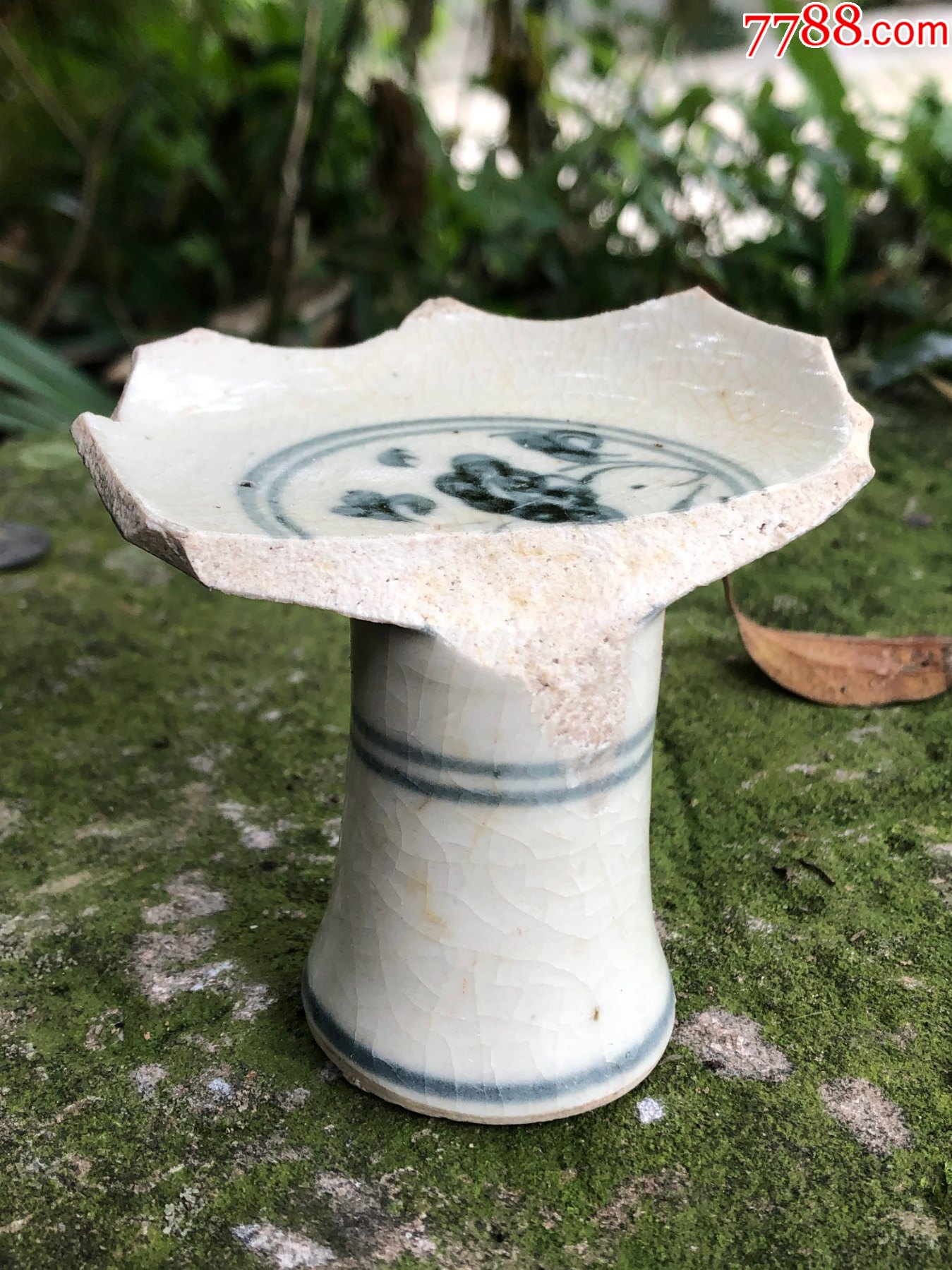 元青花高足杯残片