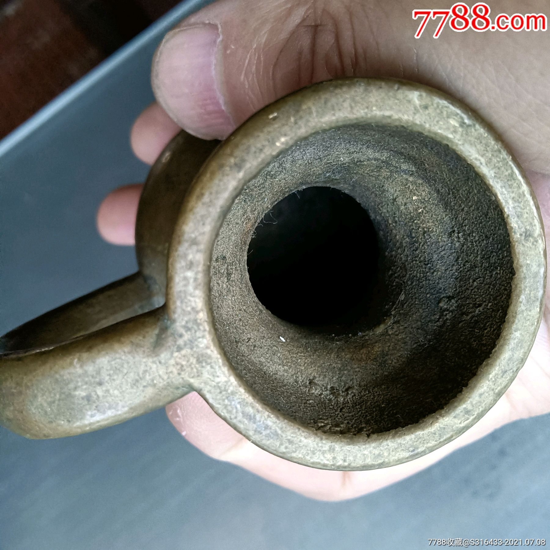 民国精品铜制文房水滴壶