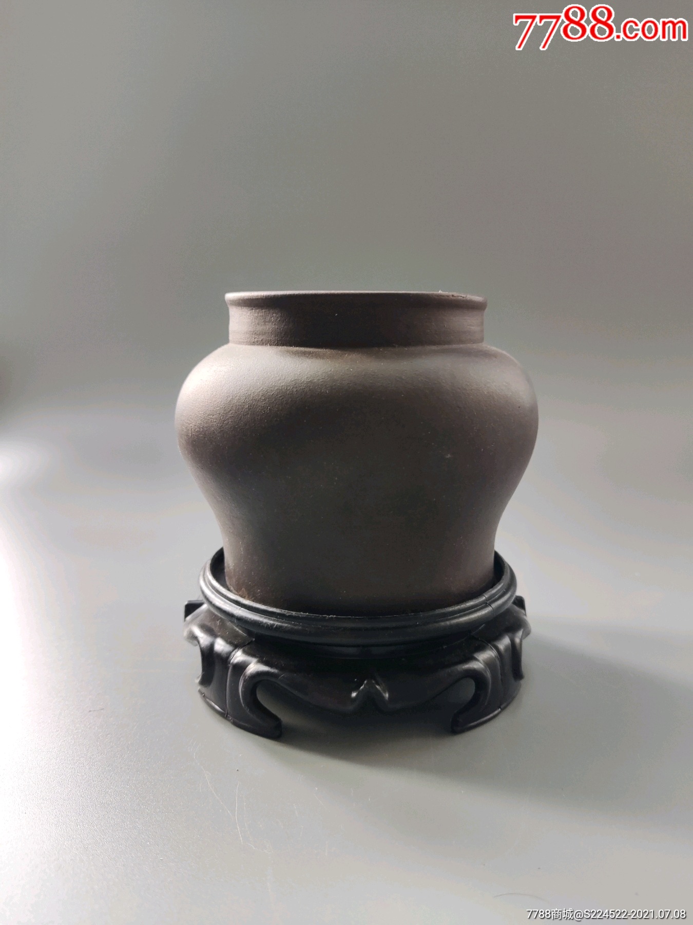清末紫砂茶叶罐
