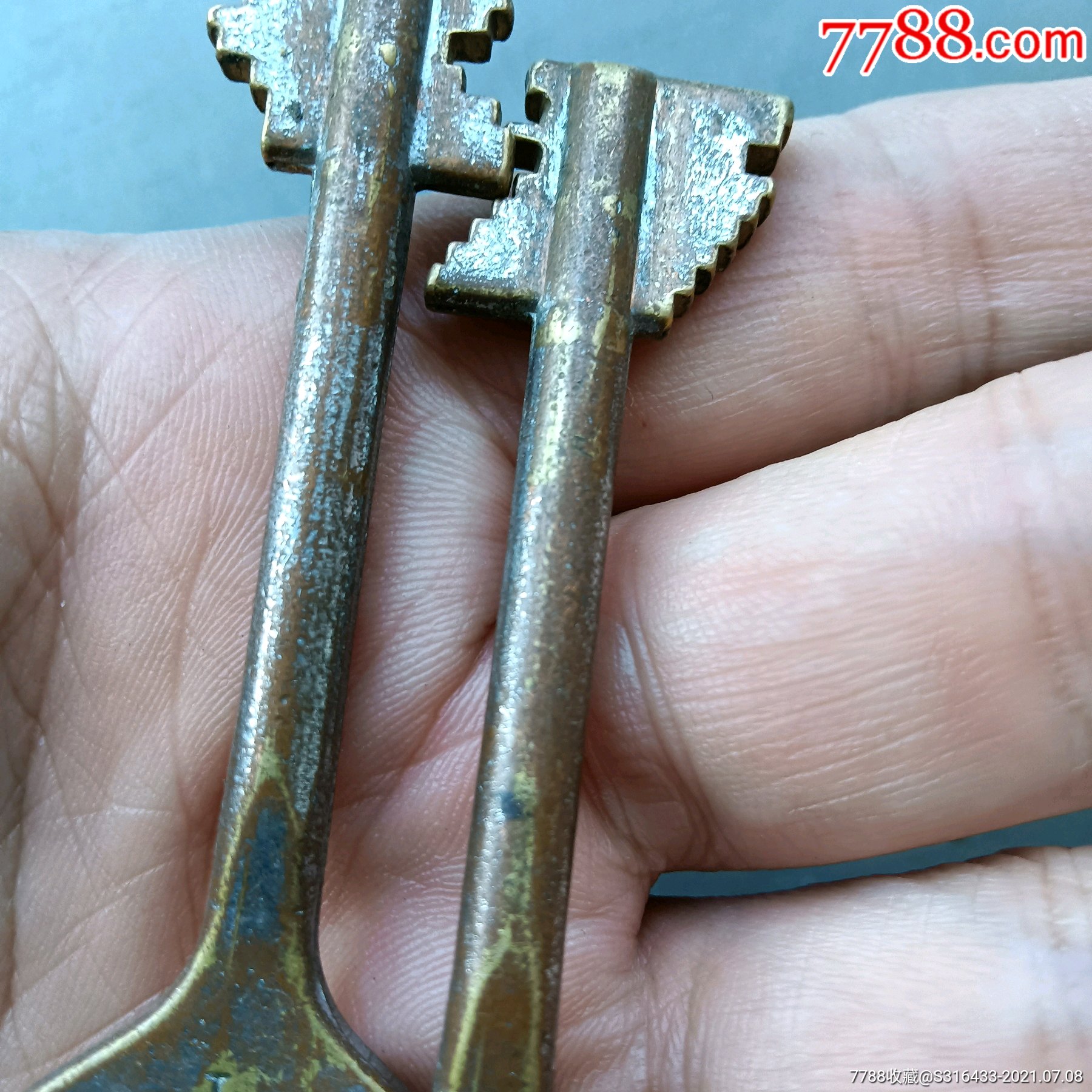 民国金库门钥匙一对