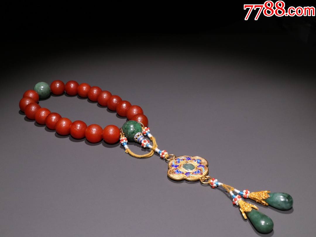 清南红十八子手持