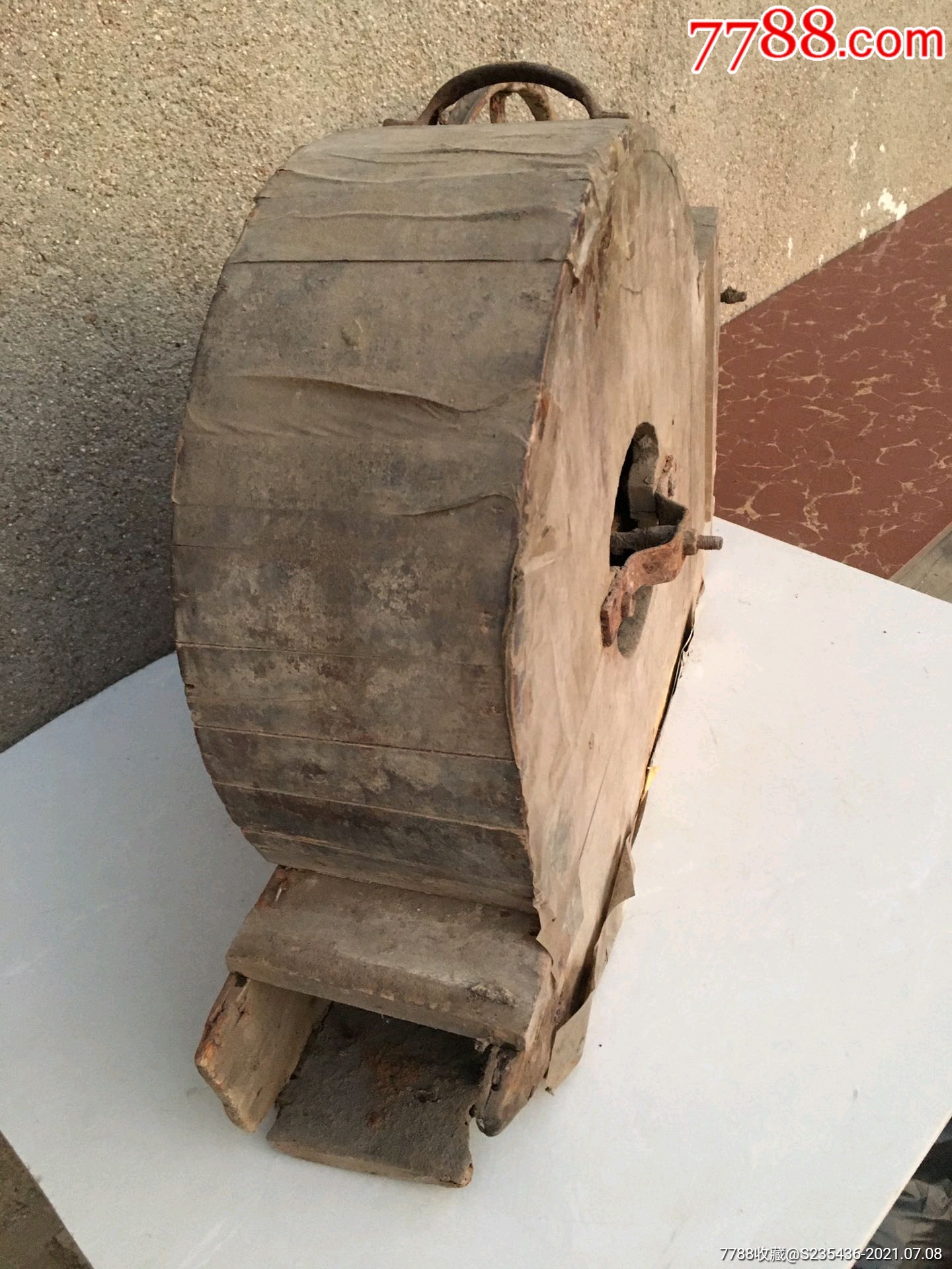 民国时期木质风机!保存完好能使用,尺寸品相如图!