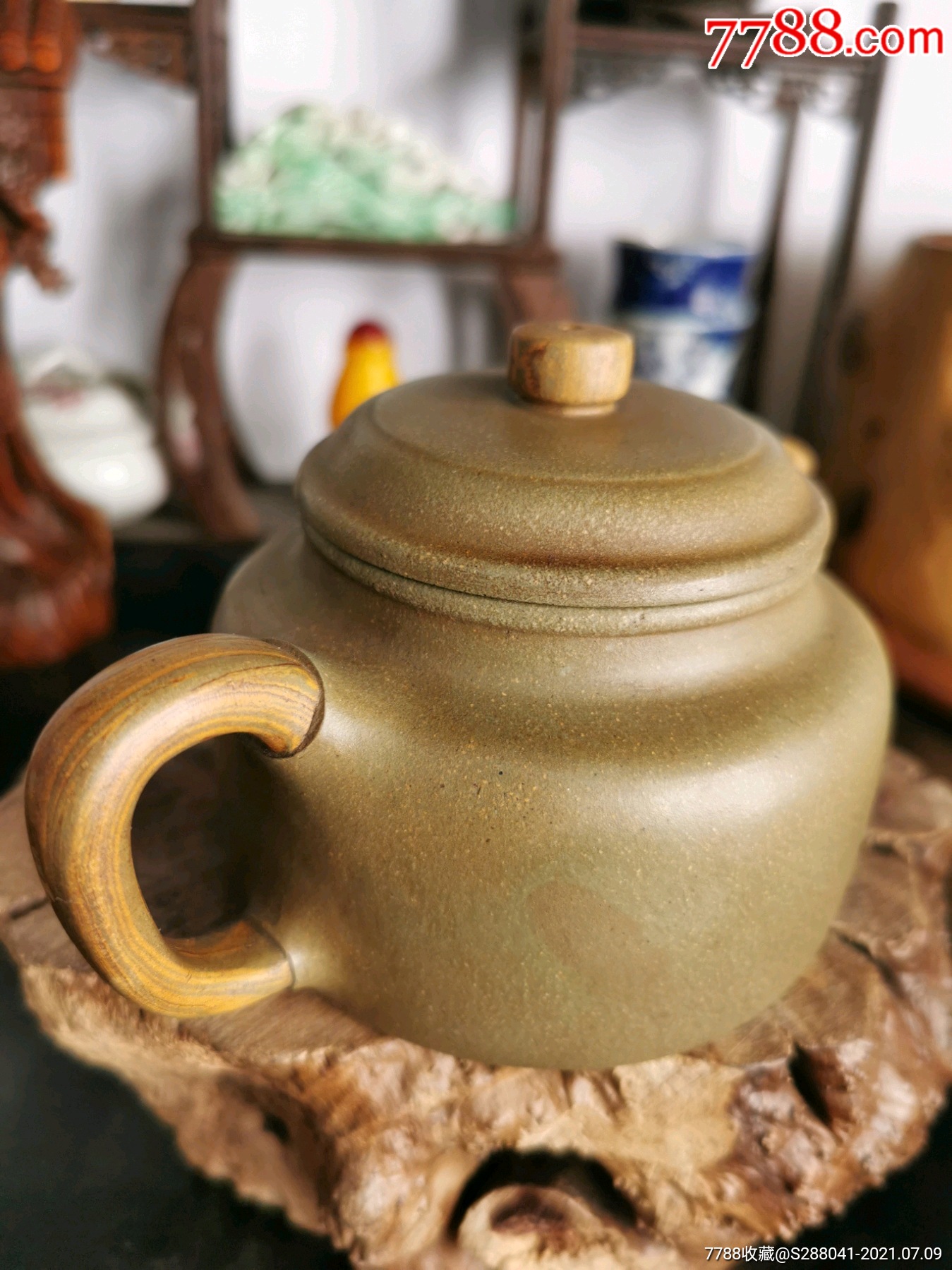 李小璐绿泥紫砂壶收藏品紫砂茶具宜兴紫砂