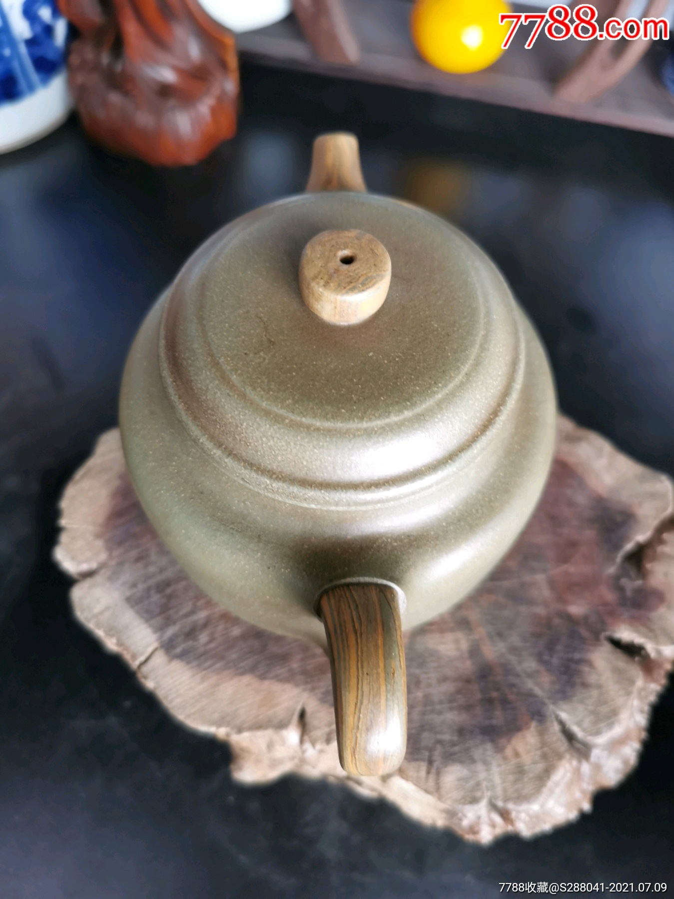 李小璐绿泥紫砂壶收藏品紫砂茶具宜兴紫砂