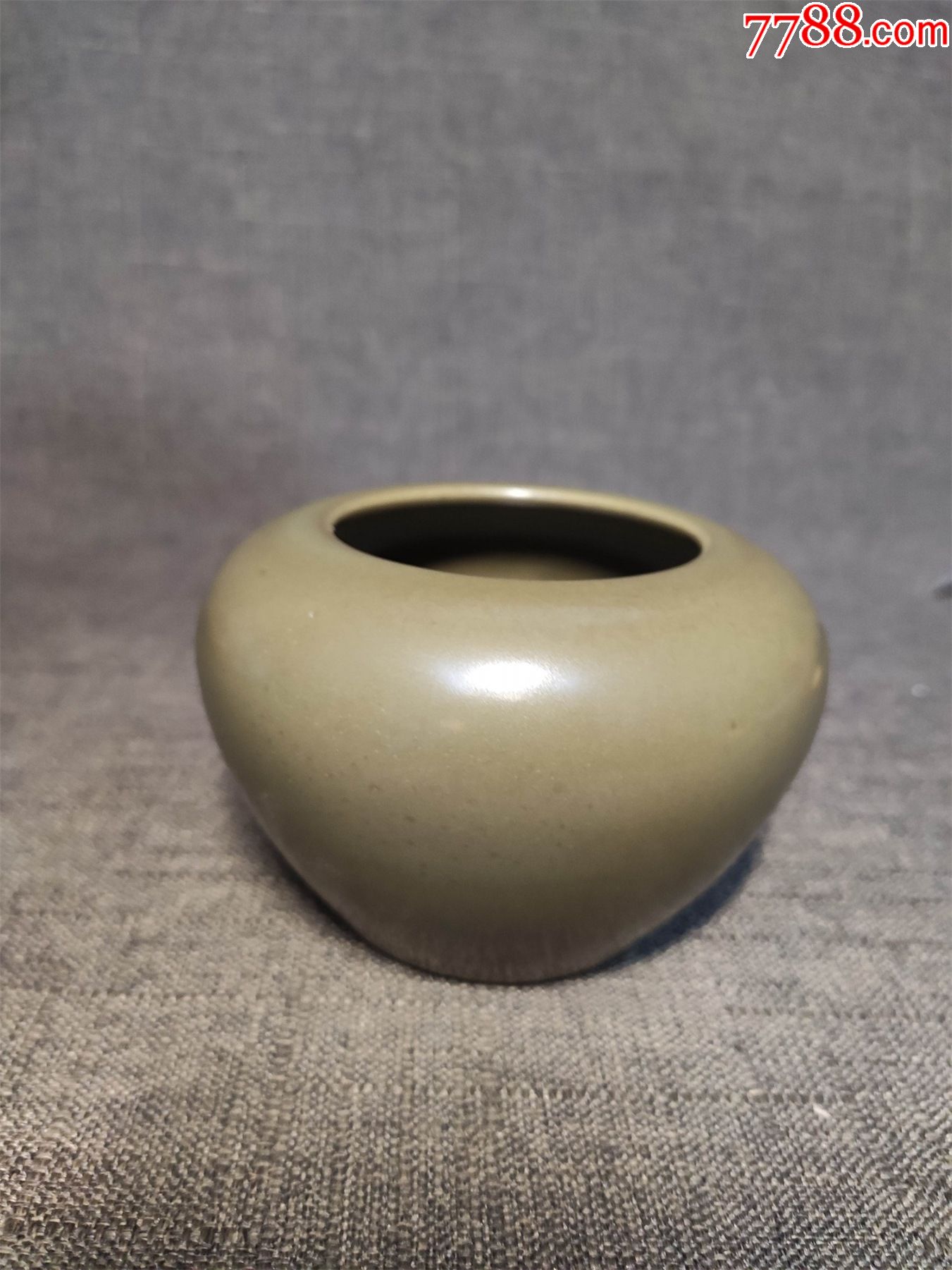 茶叶末釉文房水盂