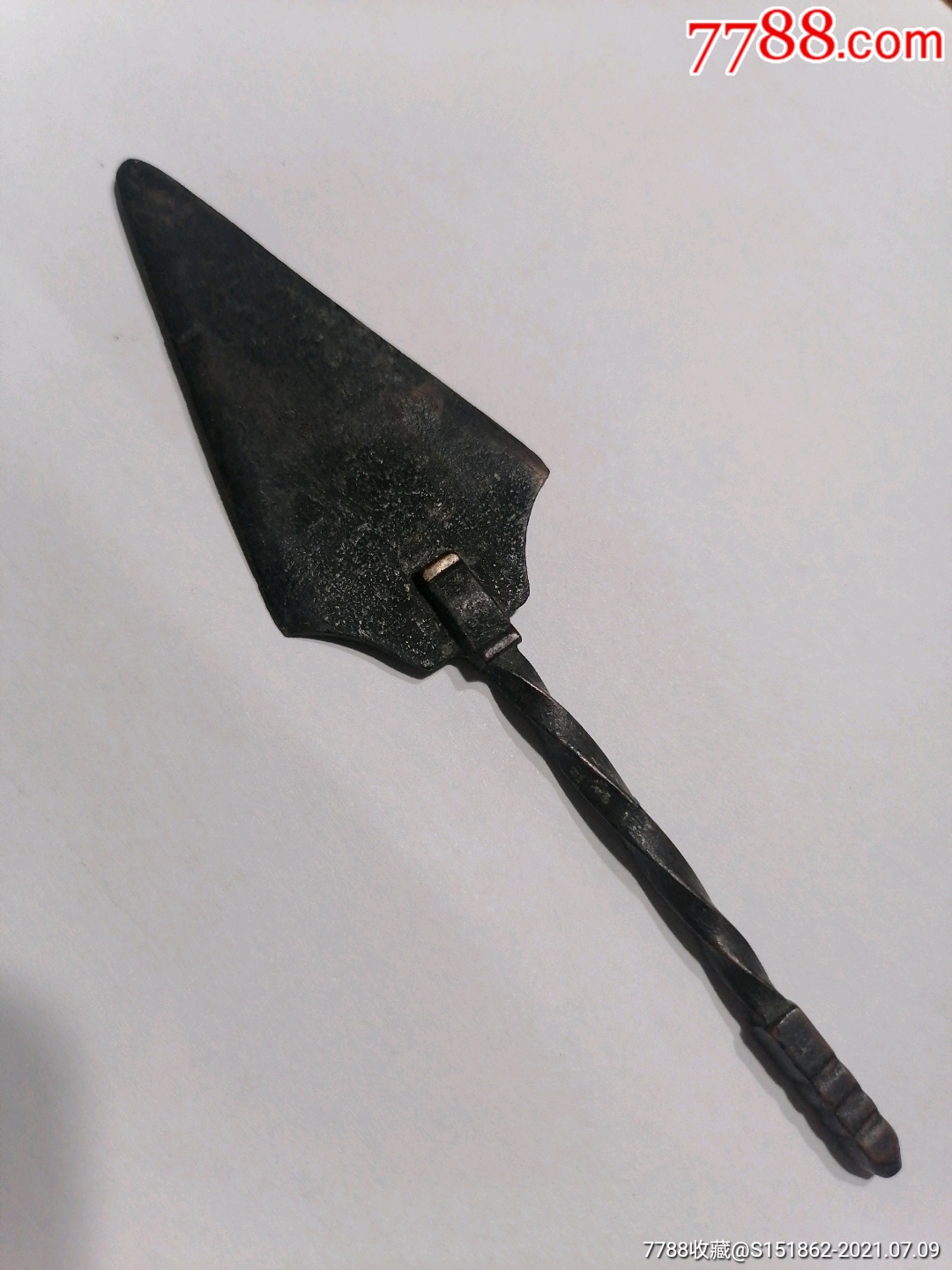 硬刃铜花柄刮浆刀一把