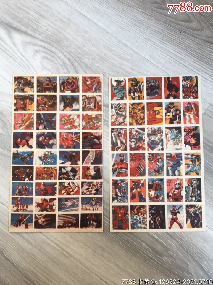 新收的老玩具变形金刚老画片二版60元