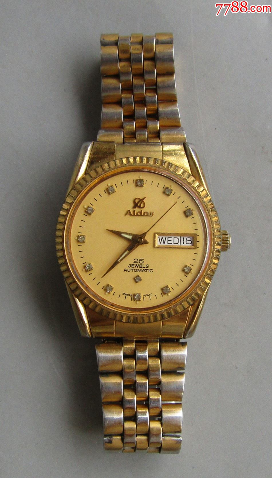 瑞士艾都自动机械男古董表-价格:820元-se81346278-手表/腕表-零售