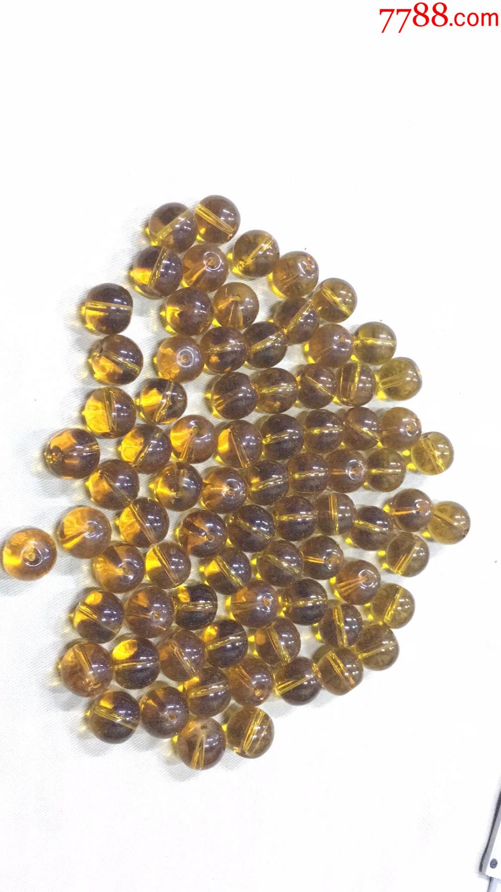 棕色琉璃珠30粒