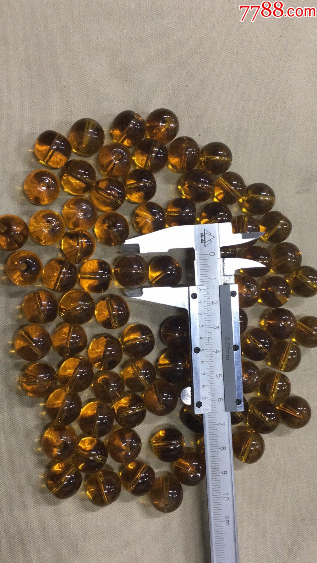 棕色琉璃珠30粒