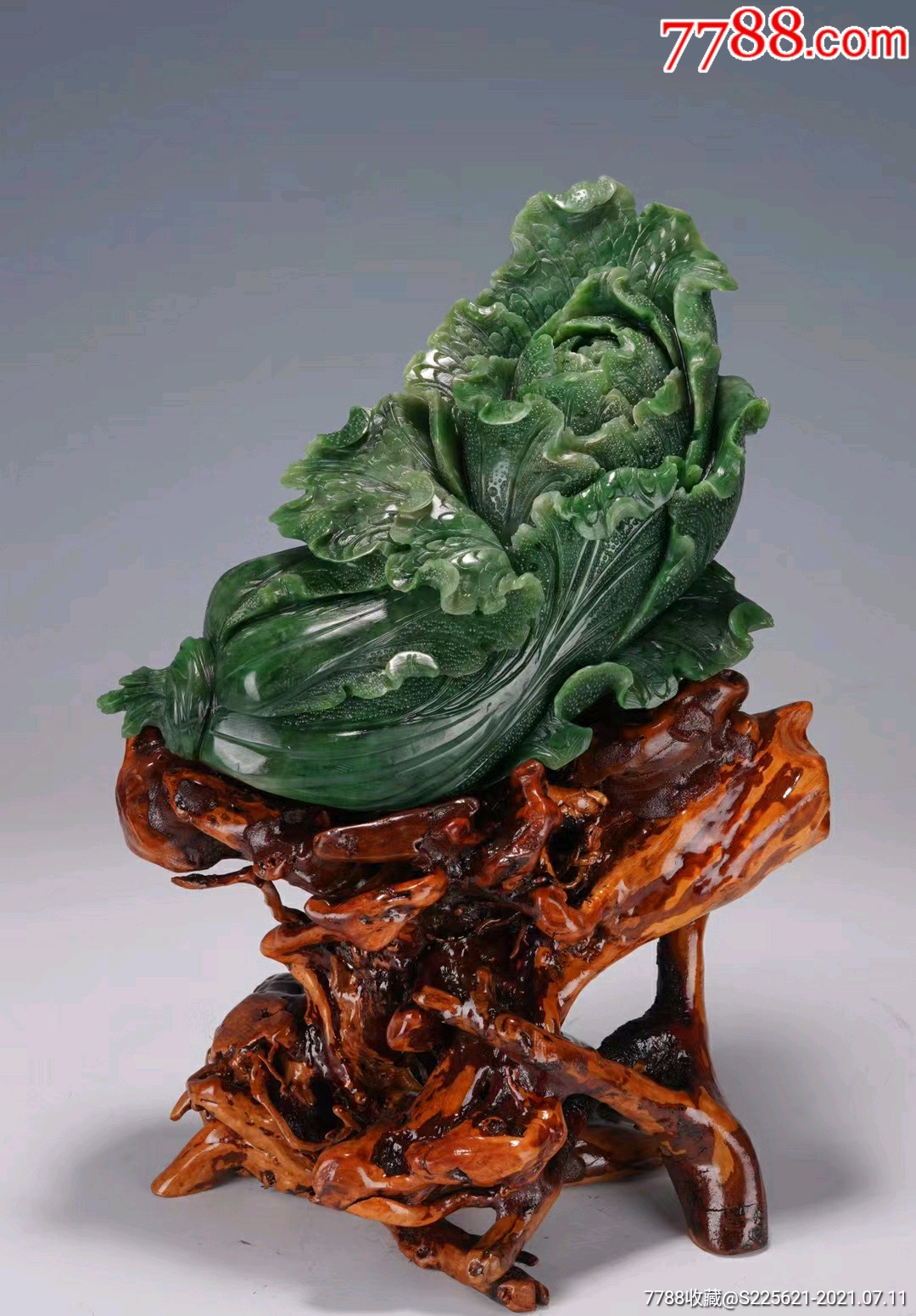 超大和田碧玉白菜摆件
