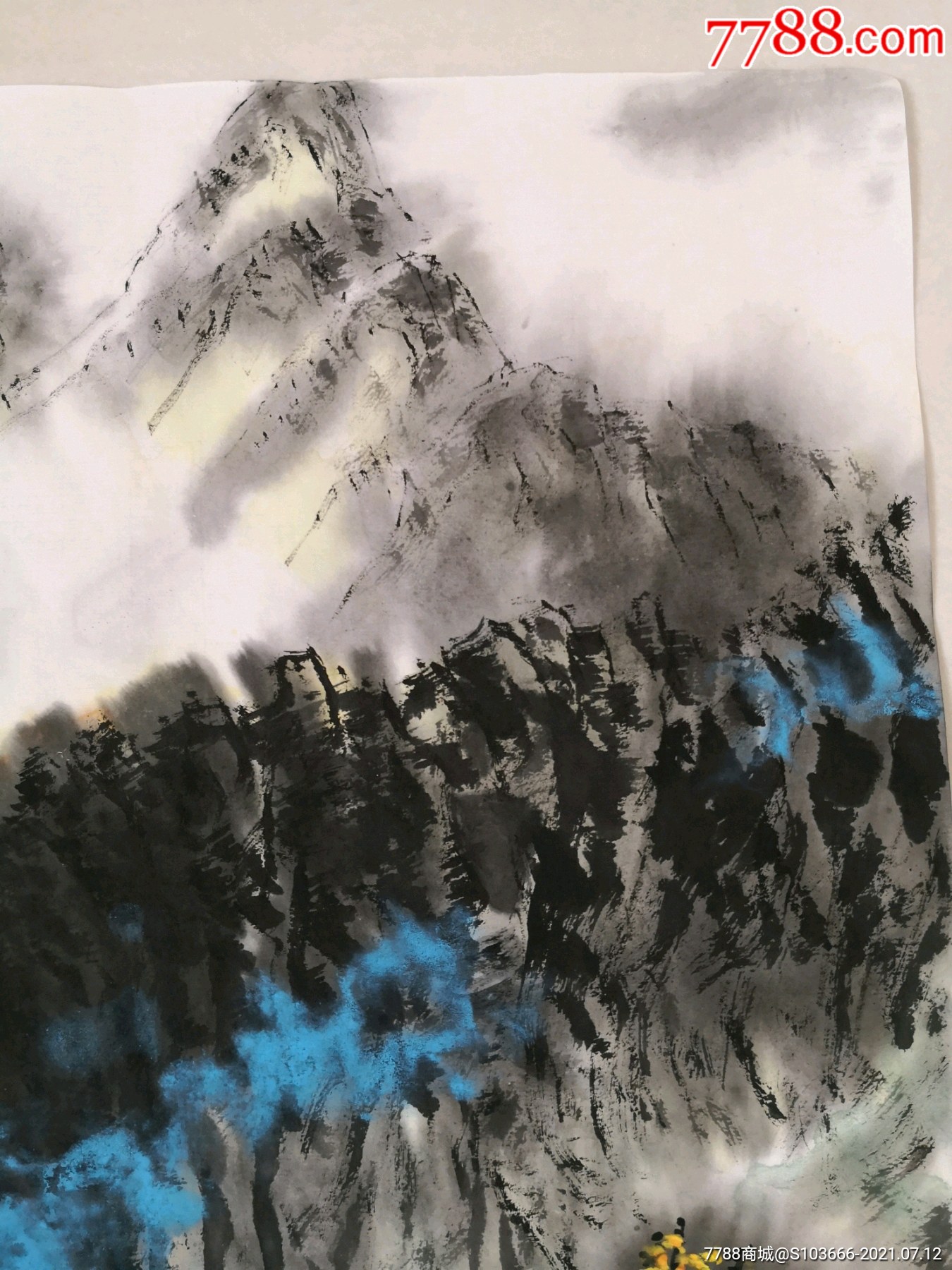 蔡铁军国画原作太行云烟