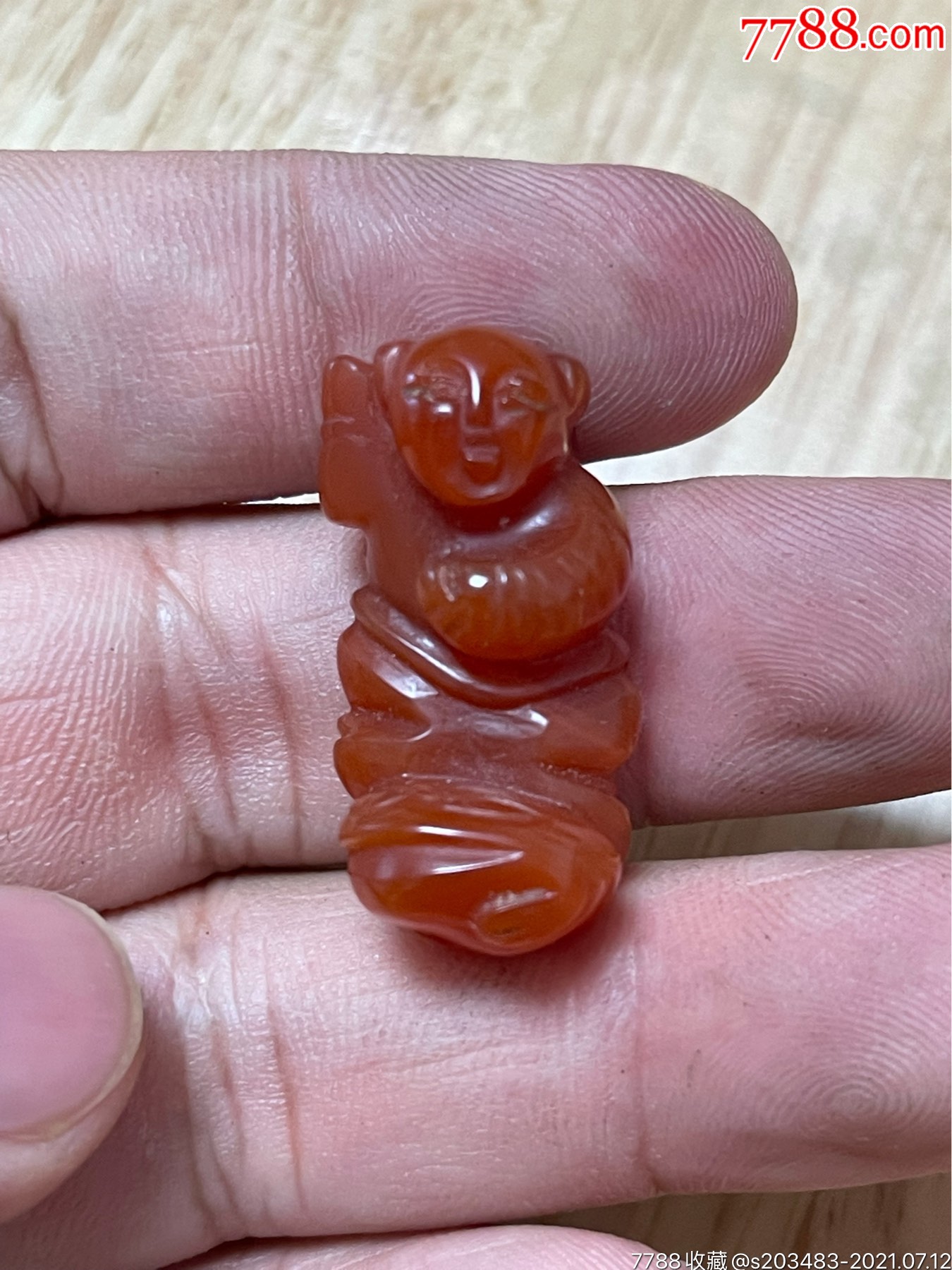 玛瑙雕刻人物雕刻件摆件玛瑙制品杂件