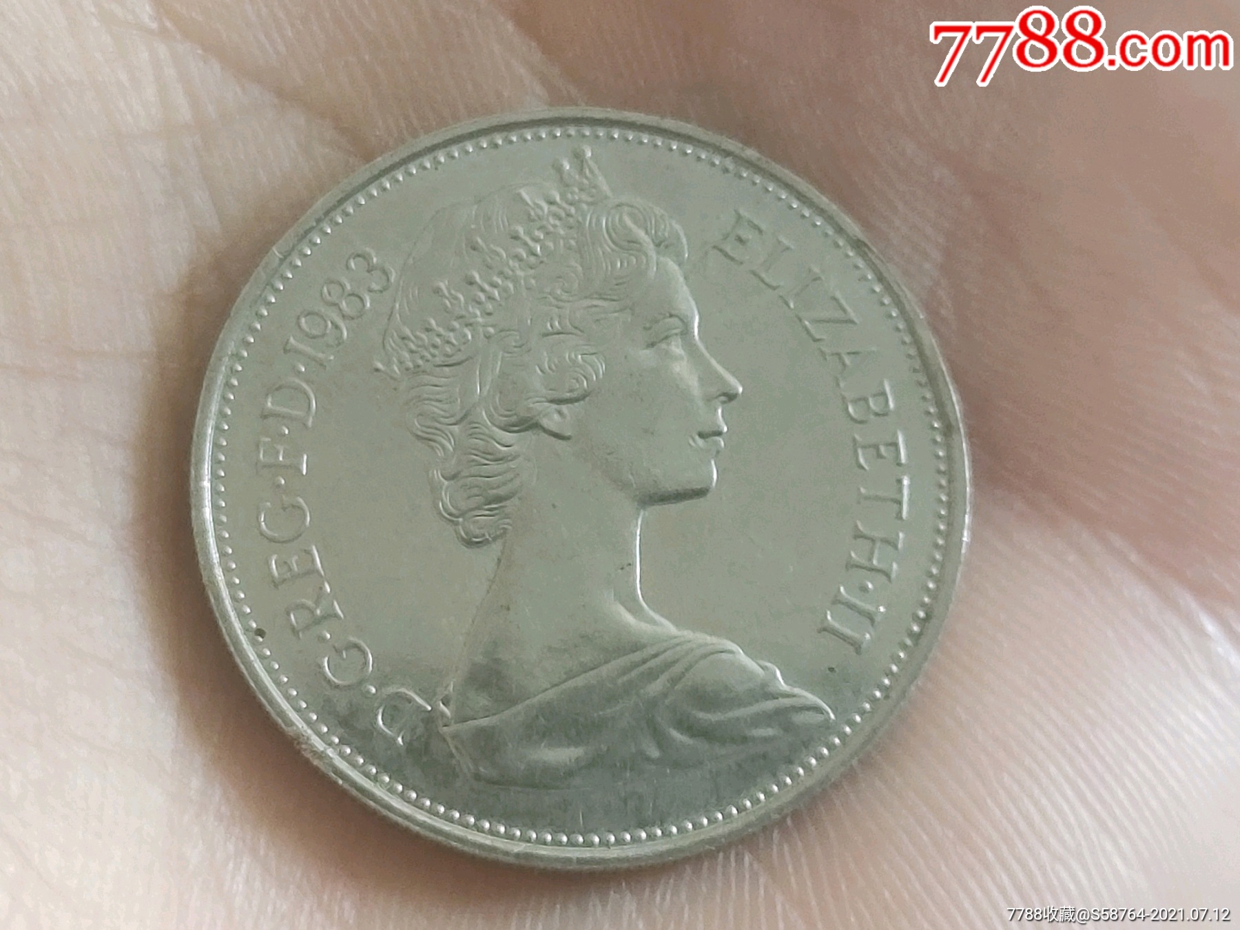 英镑10元硬币图片