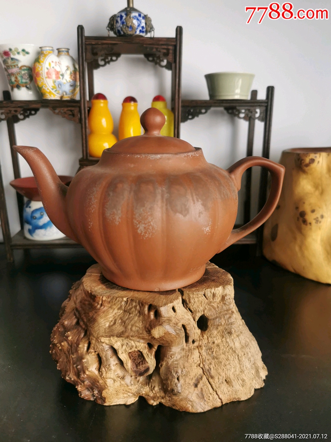 老紫砂壶瓜棱壶老物件收藏品古玩古董一线下乡收货