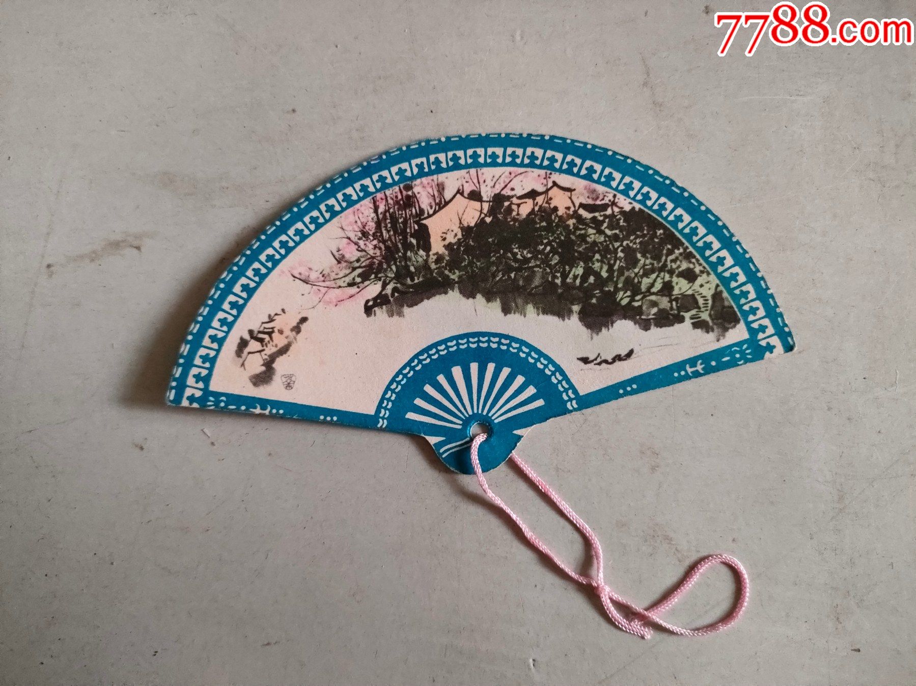 扇形书签