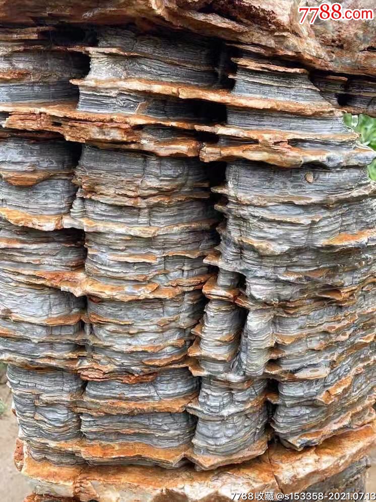 玉化石自然风化