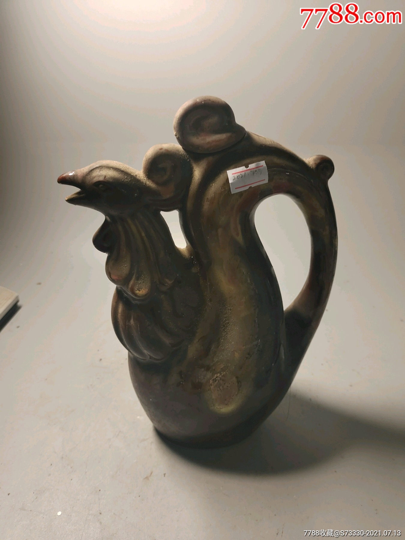 80年代左右宜兴美陶凤嘴壶一把