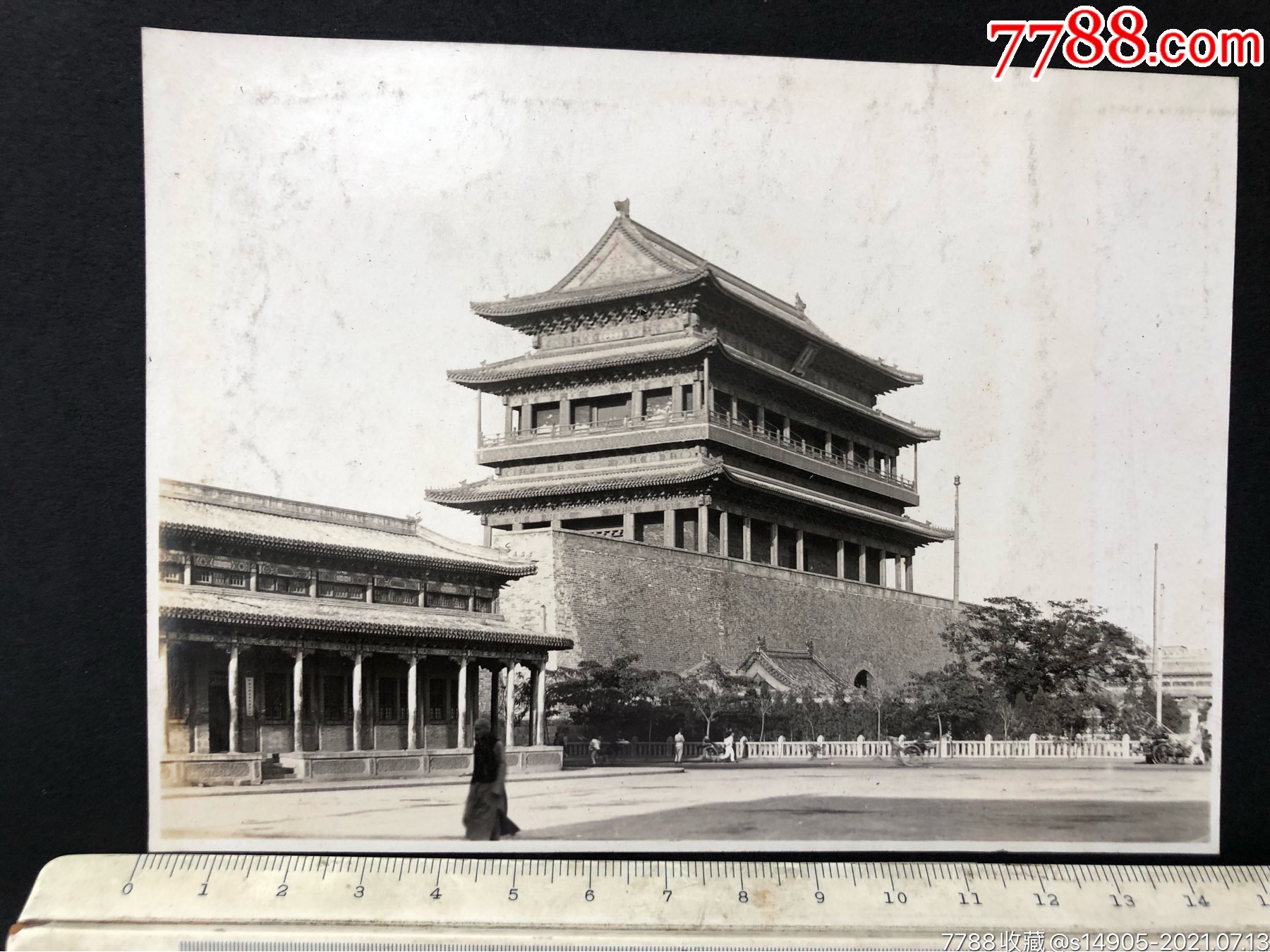 民国时期北京正阳门原版老照片