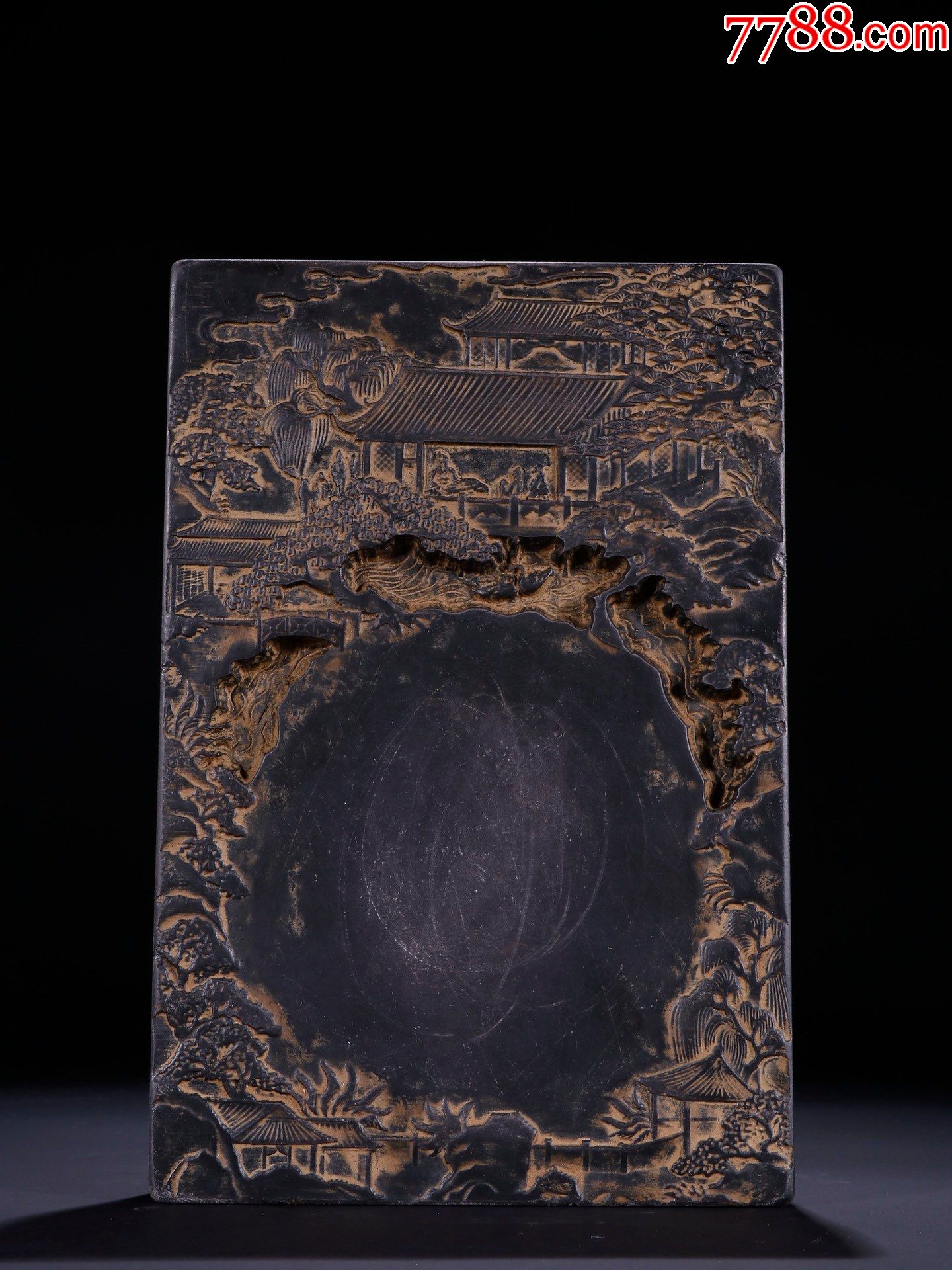 零售 端砚 >> 旧藏老坑端石兰亭序文房砚台滚动鼠标滚轴,图片即可轻松