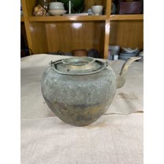 古董古玩收藏杂项清代铜炉铜壶老铜铜器铜茶壶-铜壶/铜瓶-7788旧书网