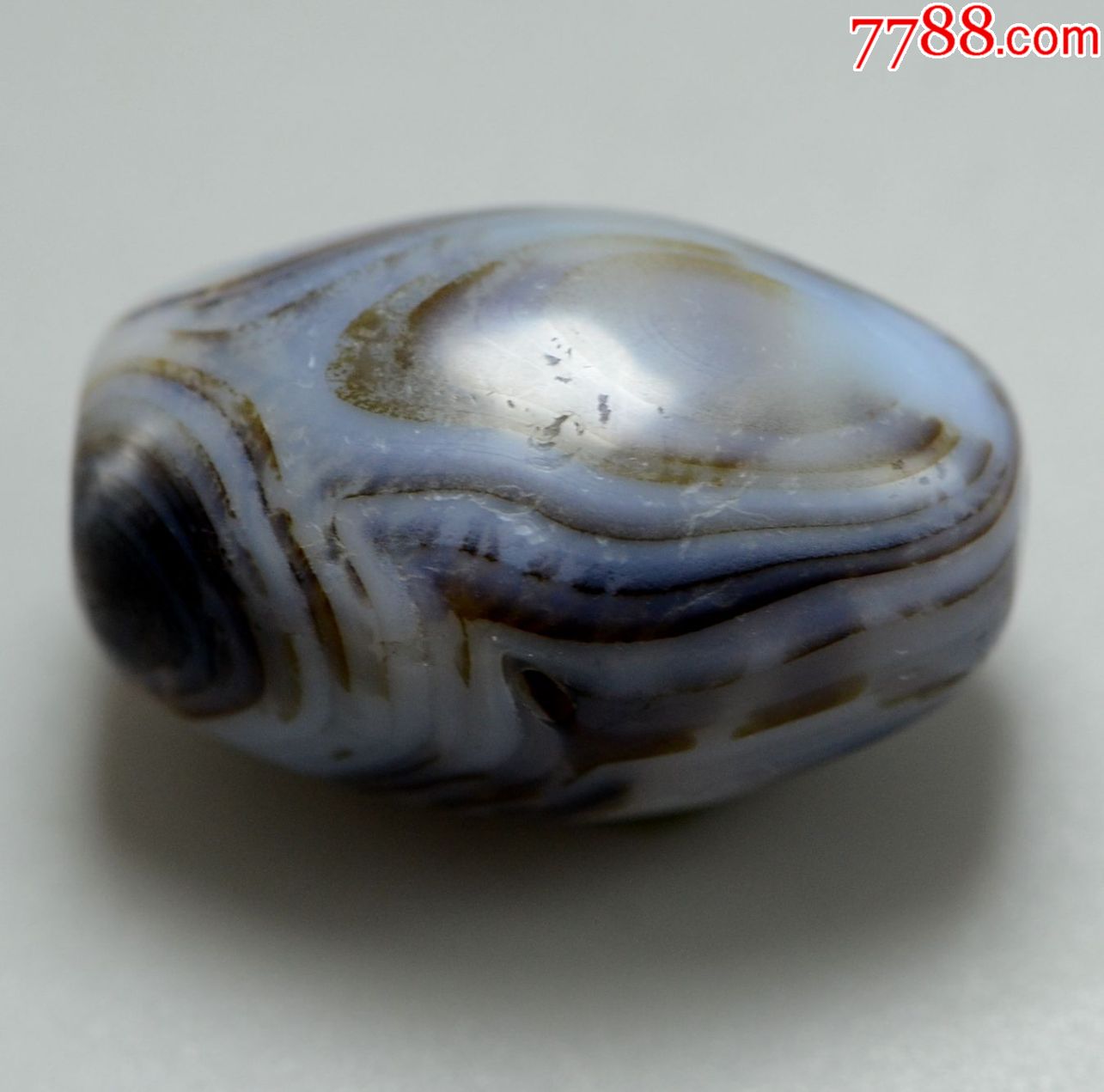 老缠丝玛瑙勒子古珠老珠子挂坠