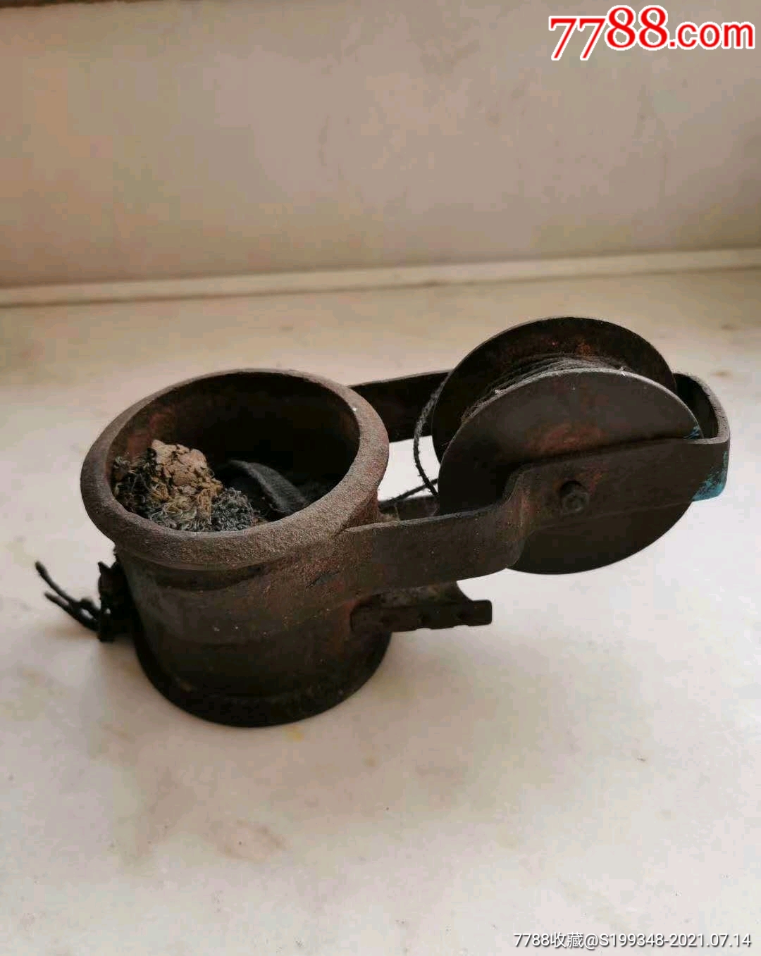 木工用铁制的墨斗