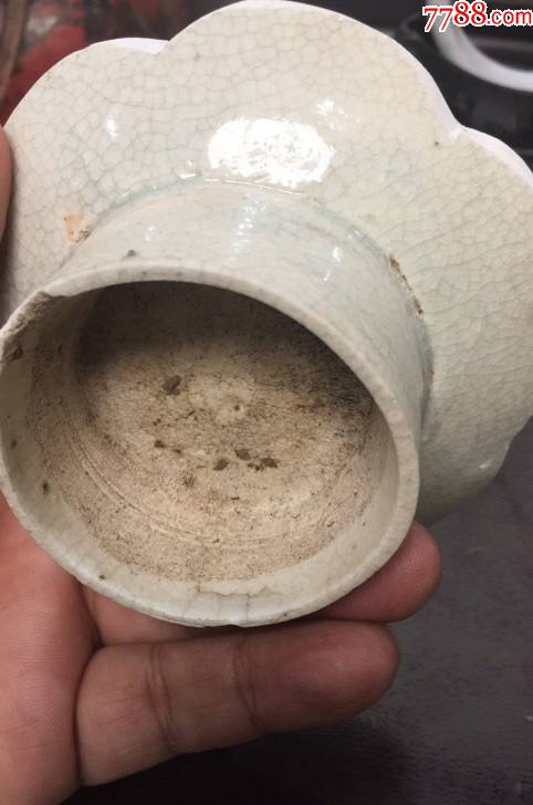 宋代高足碗底._青白瓷/影青瓷_第3张_7788陶器收藏