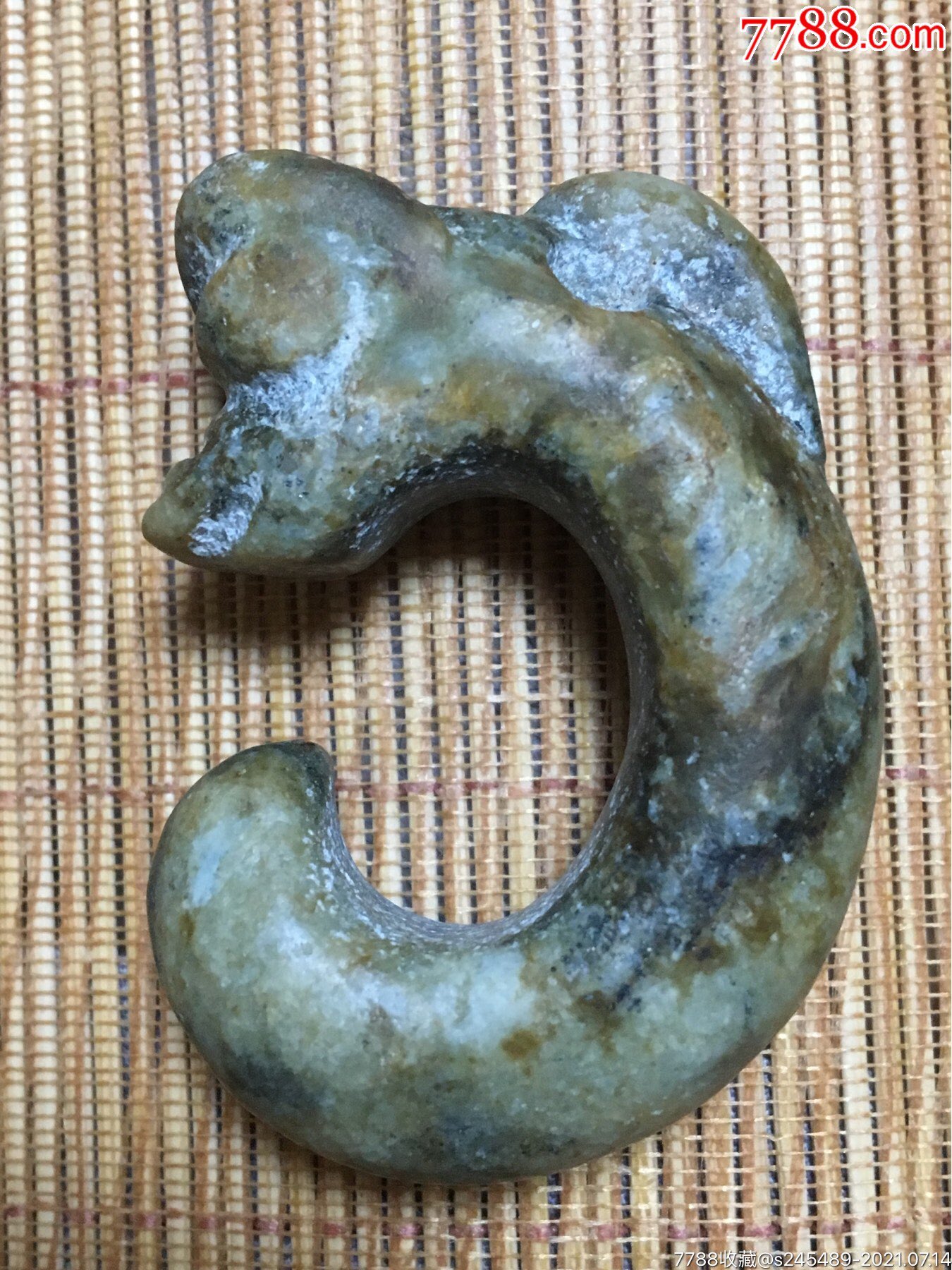 红山文化玉小c龙-价格:500元-se81434903-其他玉石/玉器-零售-7788