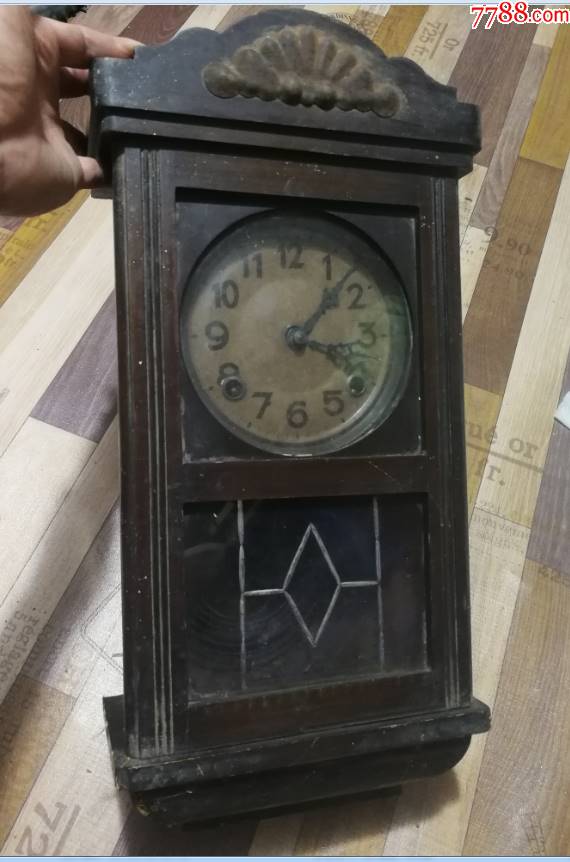 特价处理民国永康牌挂钟钟表包老怀旧少见品种_价格158元_第1张_7788