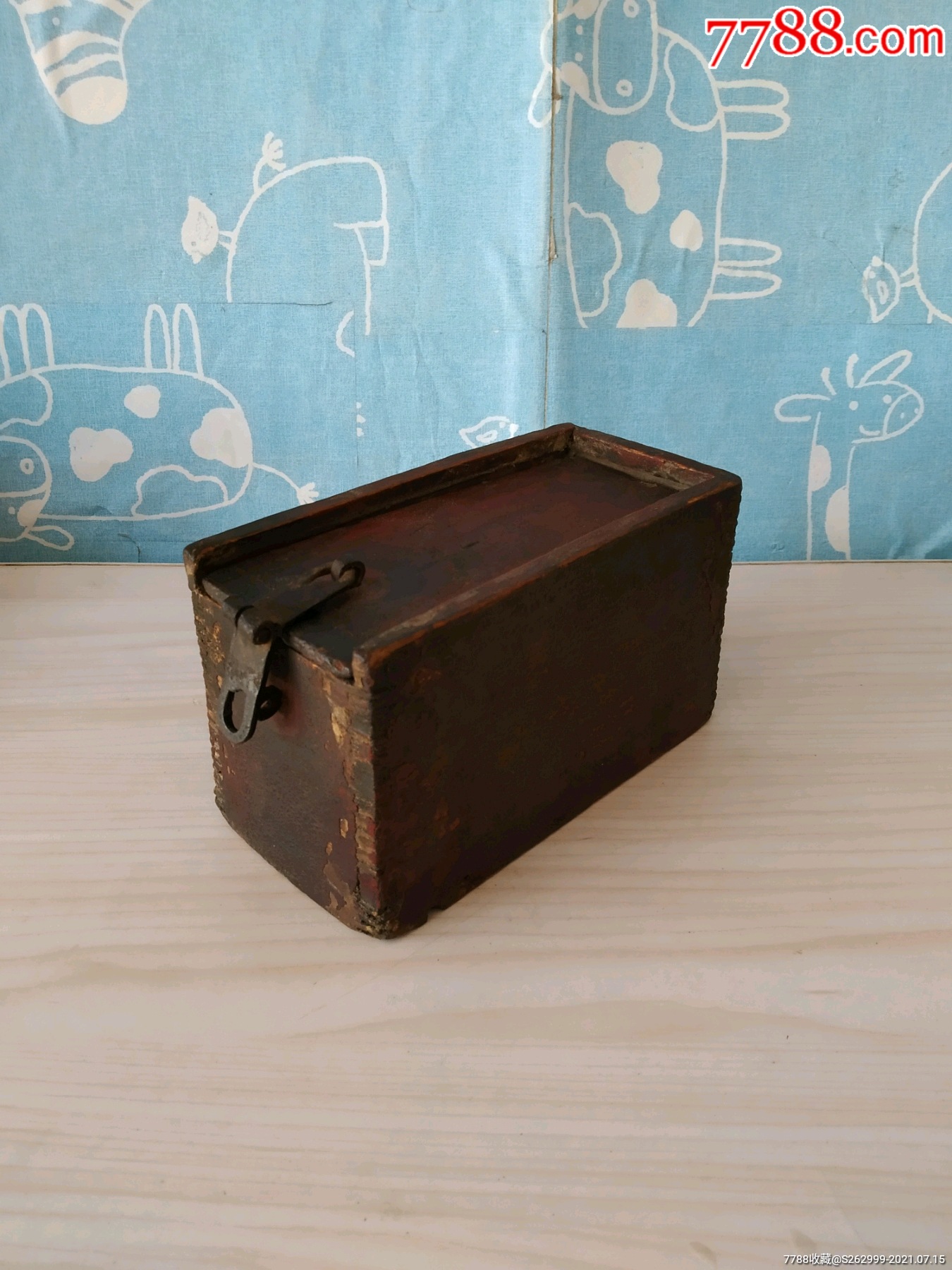 老木盒收纳盒