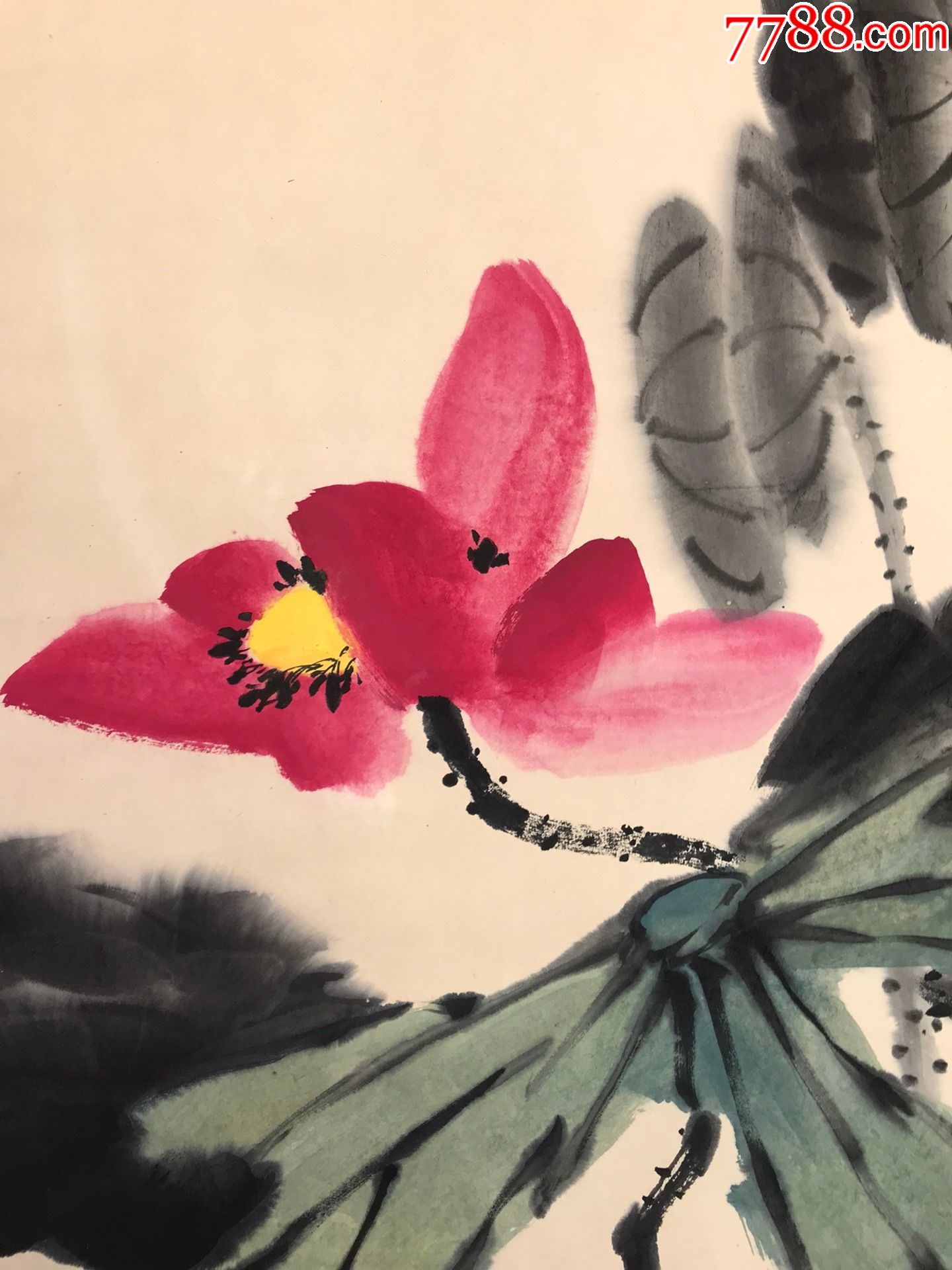 杨立强荷花立轴a88s20f_第6张_7788书画网