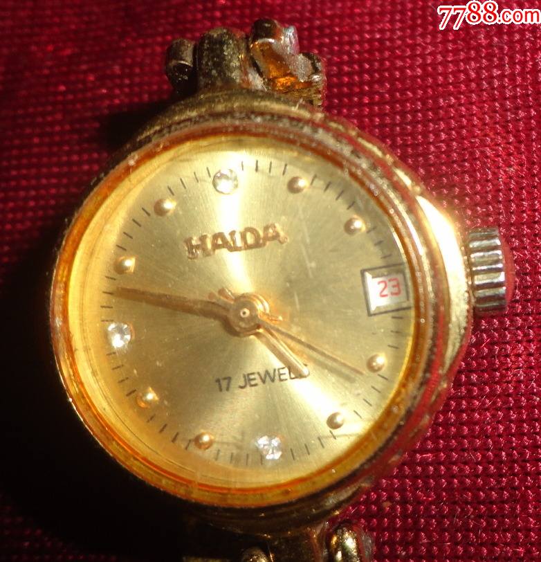 上海手表厂早期产带历的海达牌女式手表十分精美