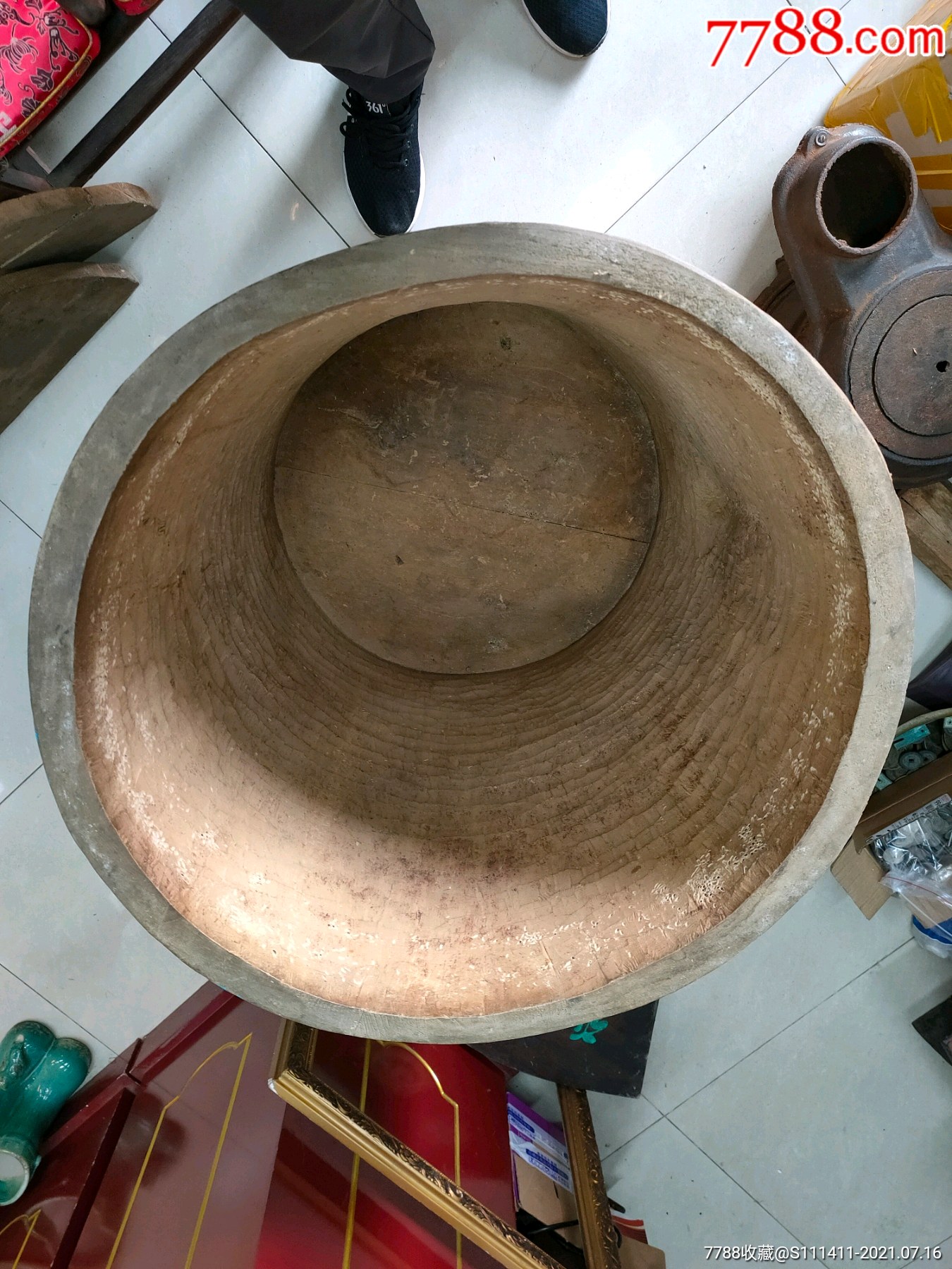 紫椴木实木大个米桶木桶米缸