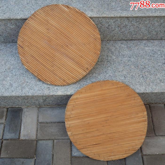 高粱杆饺子盖帘垫双层餐锅圆形托盘包子馒头篦子老古董旧厨房用品