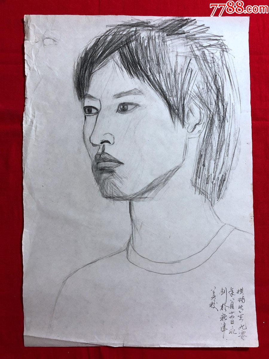 書畫13510吳永劍素描人物尺寸約為3927釐米