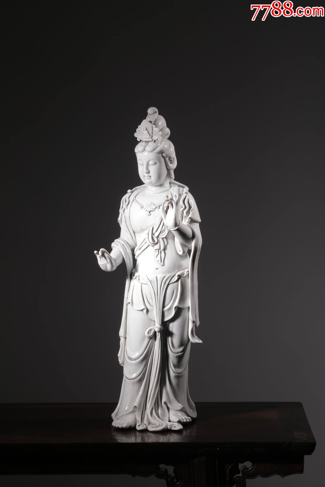 白瓷观音立像asy23f