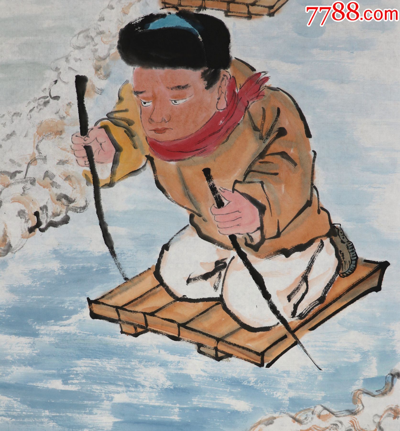 王登科辽宁省海城市人拜入吴悦石先生门下荣宝斋书法院院长人物画