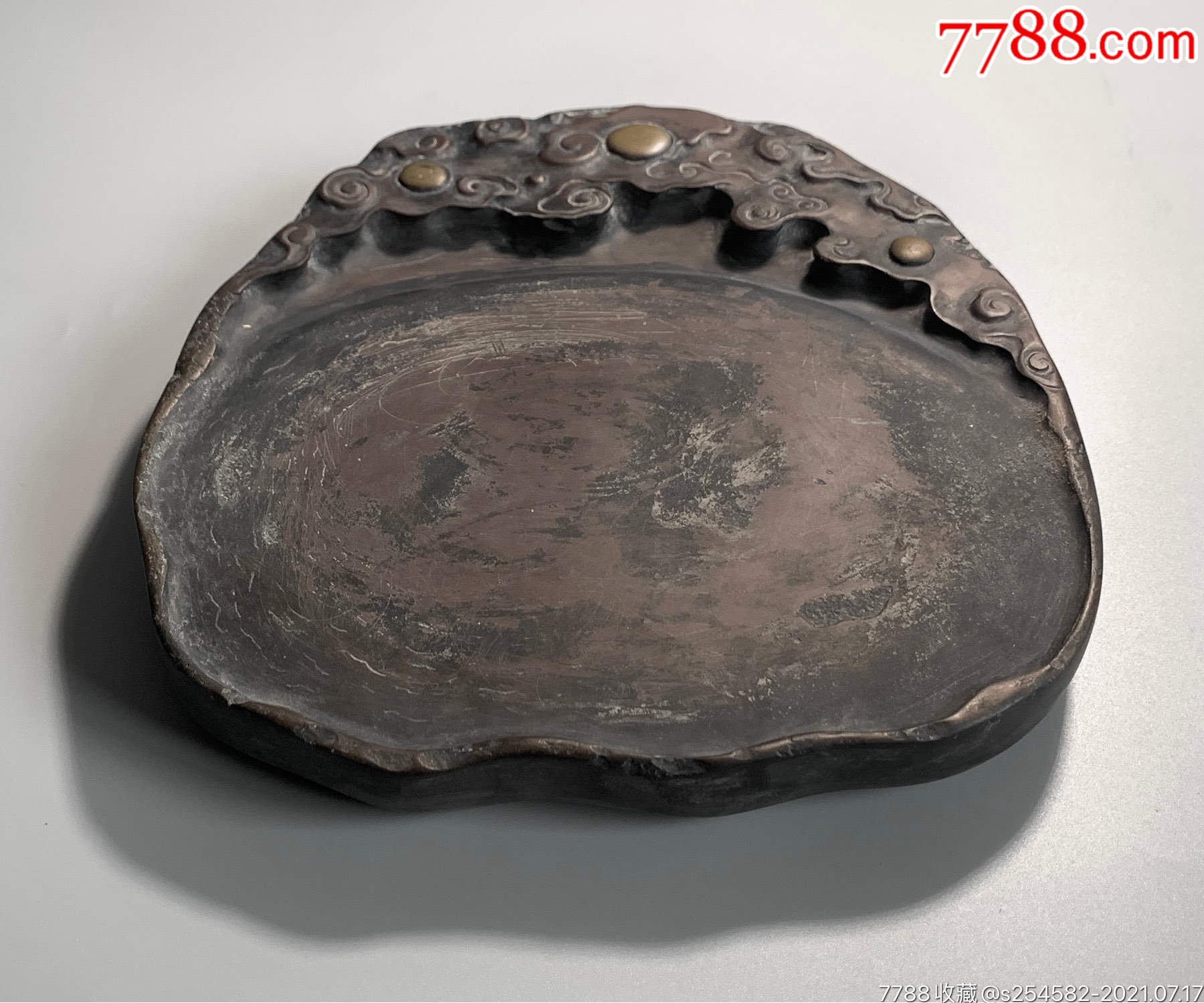 清云纹随型浙江石砚