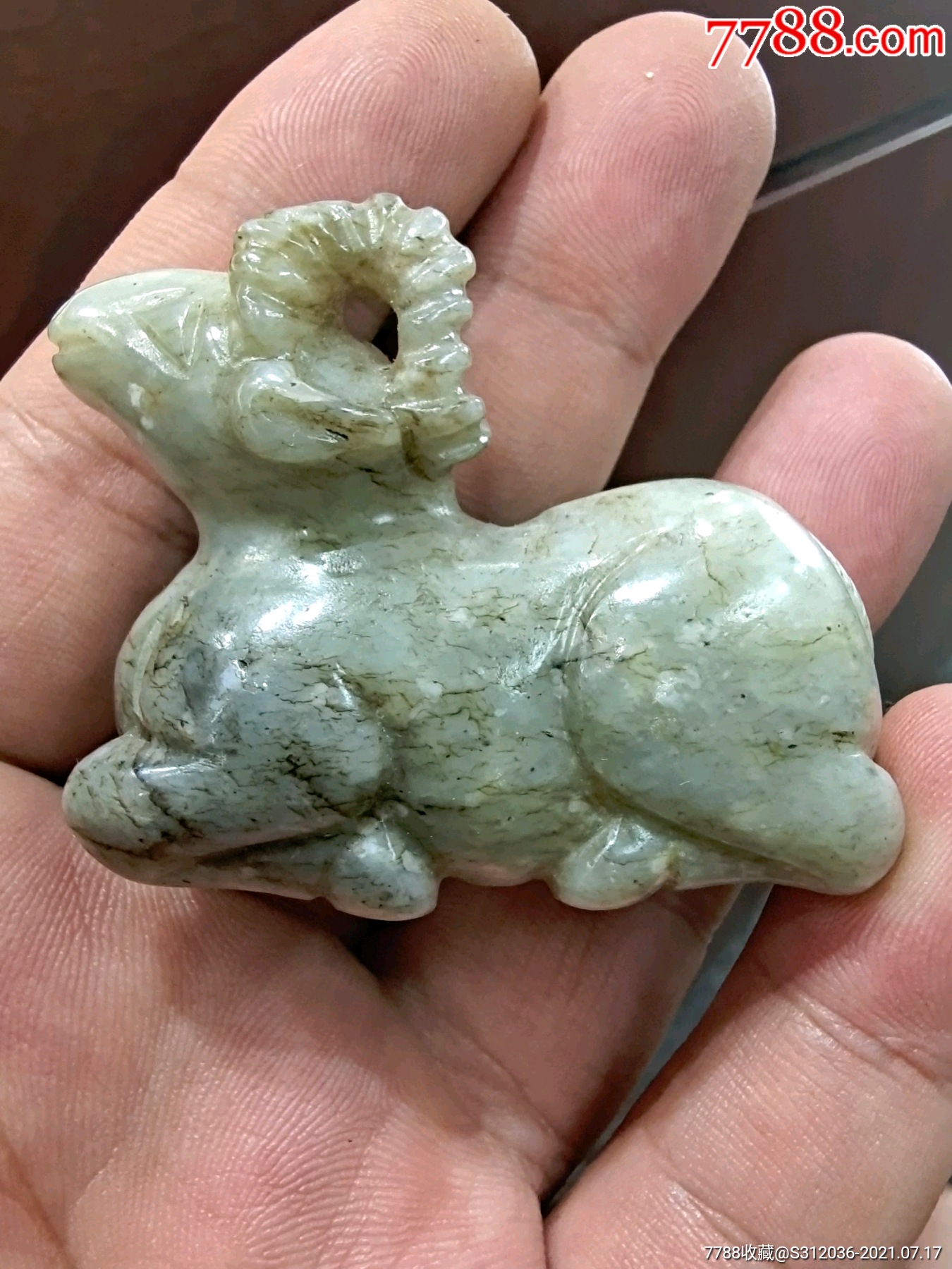 辽金玉羊一个