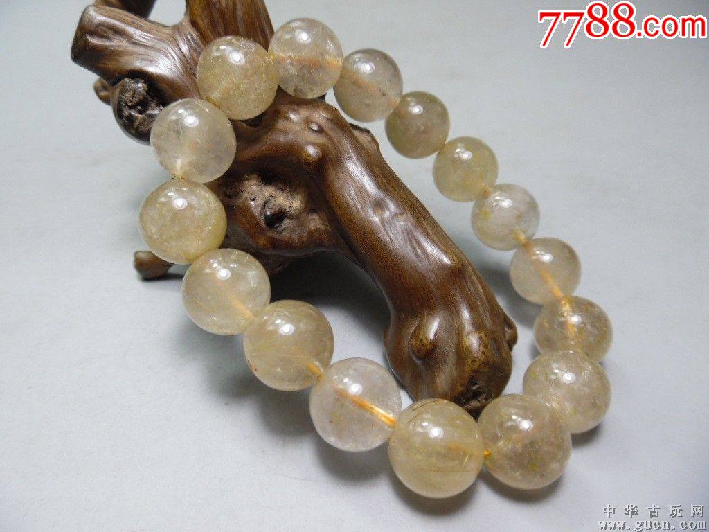 民国早期金丝水晶手链一件_价格298元_第1张_7788收藏__收藏热线