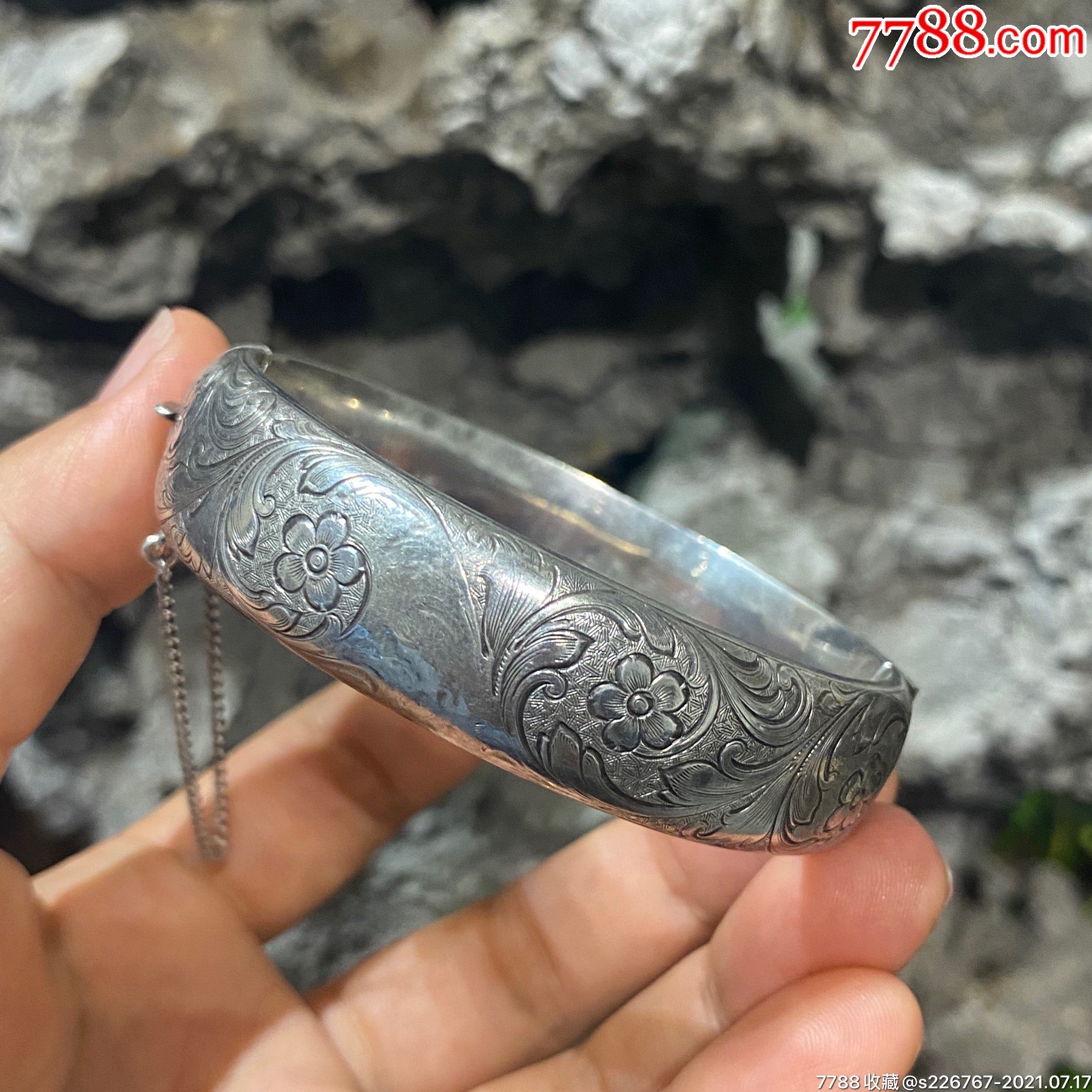 欧洲回流纯银手镯