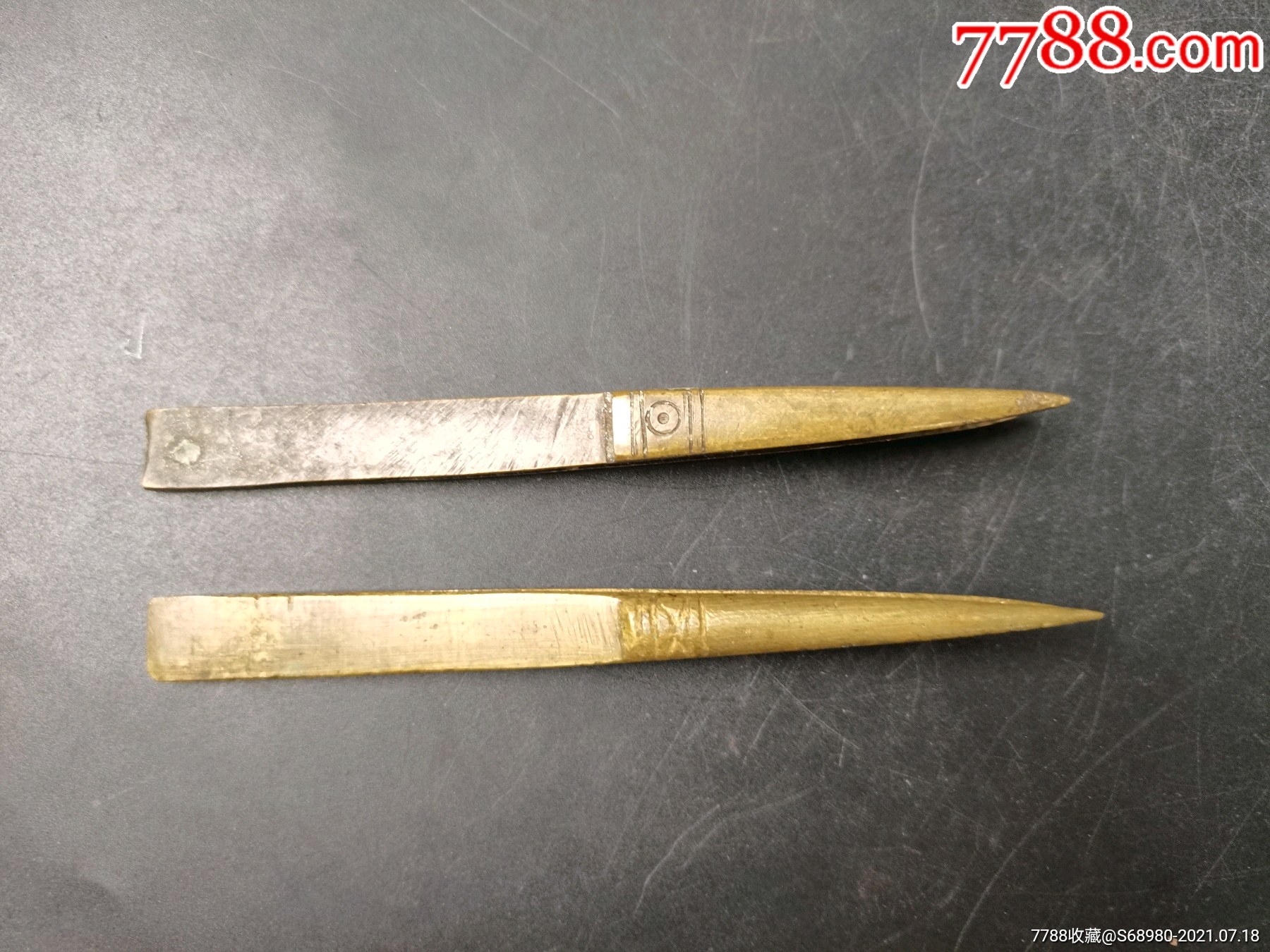 清代铜镊子(两把)