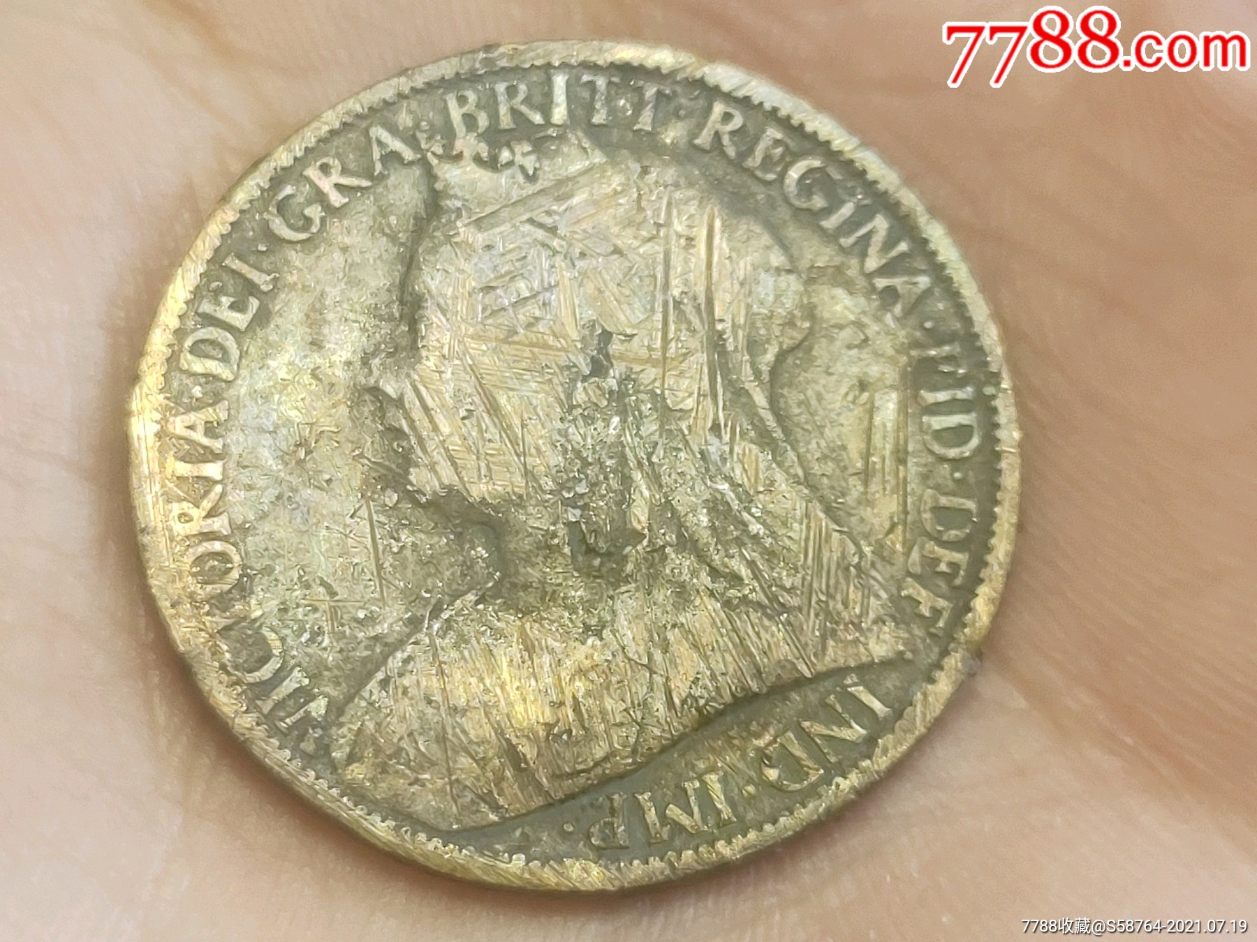 英国1901年1便士