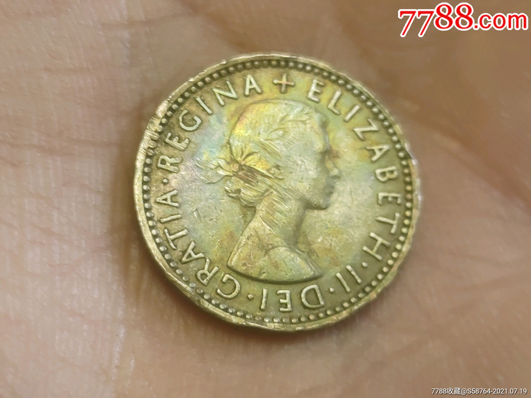 英国1958年6便士