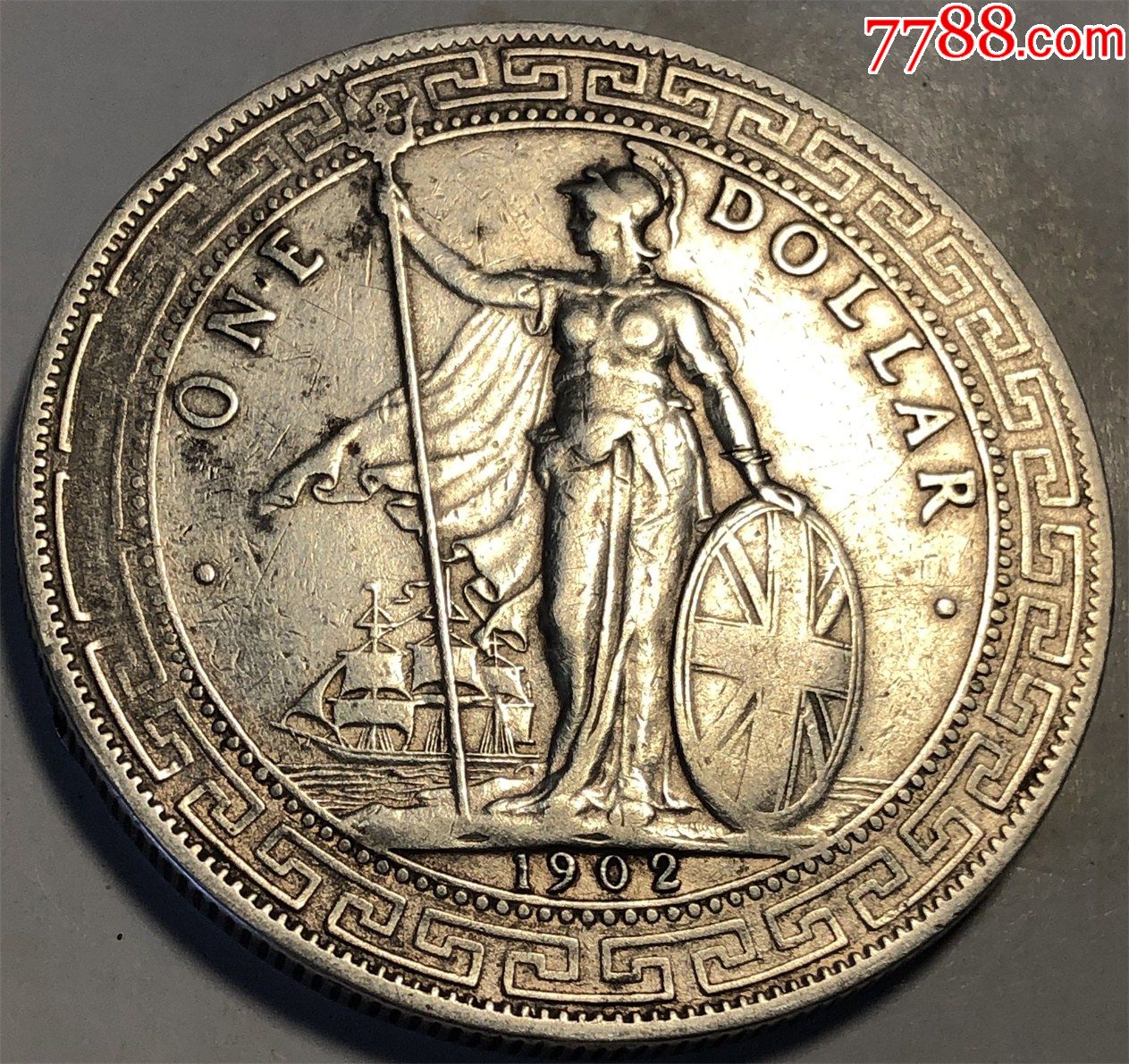 1902年站洋壹圆,k-8