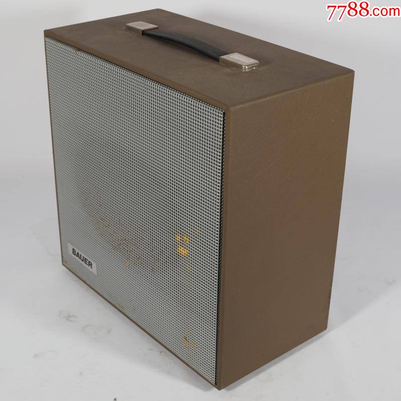 德国古董电影机音箱鲍尔bauer喇叭音箱16欧电子管放映机机音箱