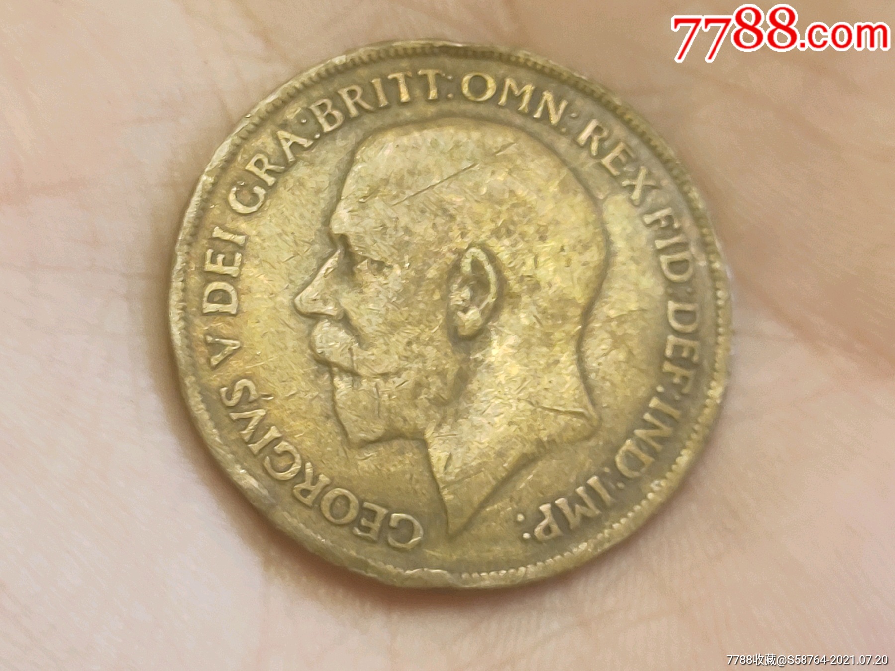 英国1916年1便士