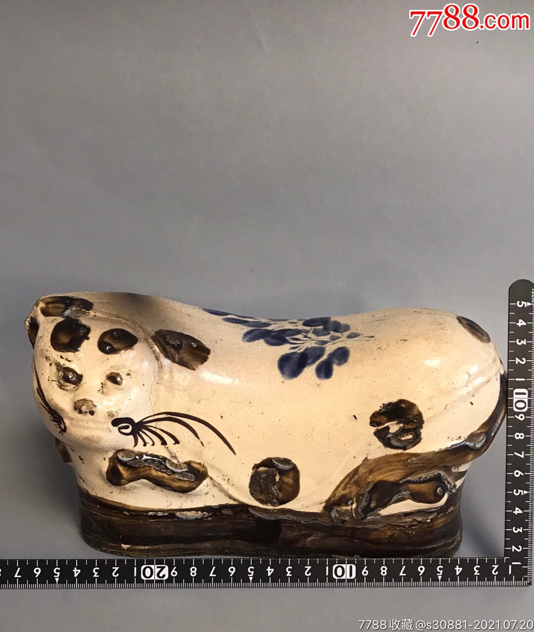 民国时期保真猫枕